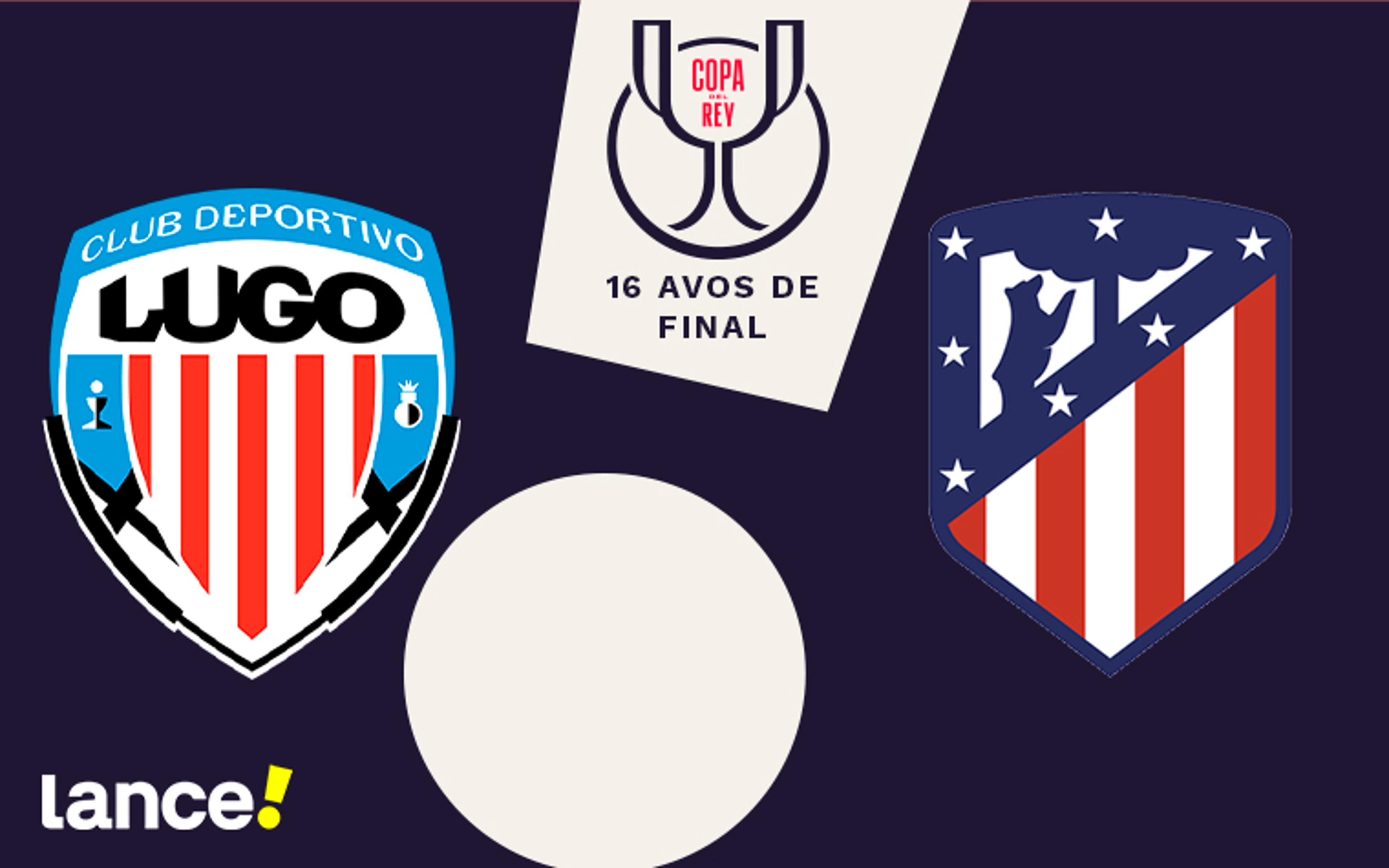 Lugo x Atlético de Madrid: onde assistir ao vivo, horário e prováveis escalações do jogo pela Copa do Rei