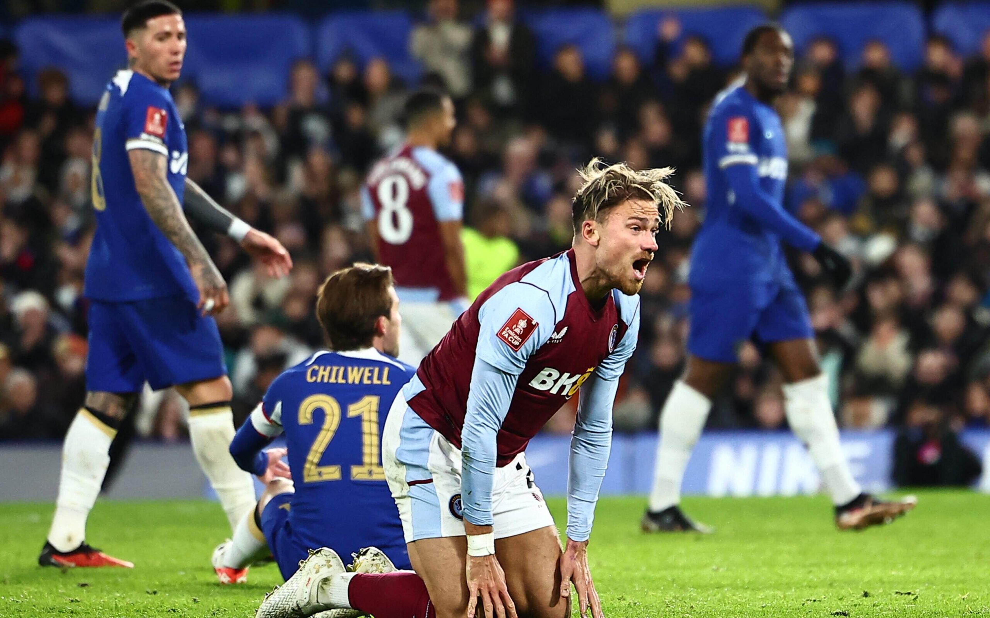 Aston Villa x Chelsea: estatísticas e informações para apostar no jogo pela 4ª fase da Copa da Inglaterra