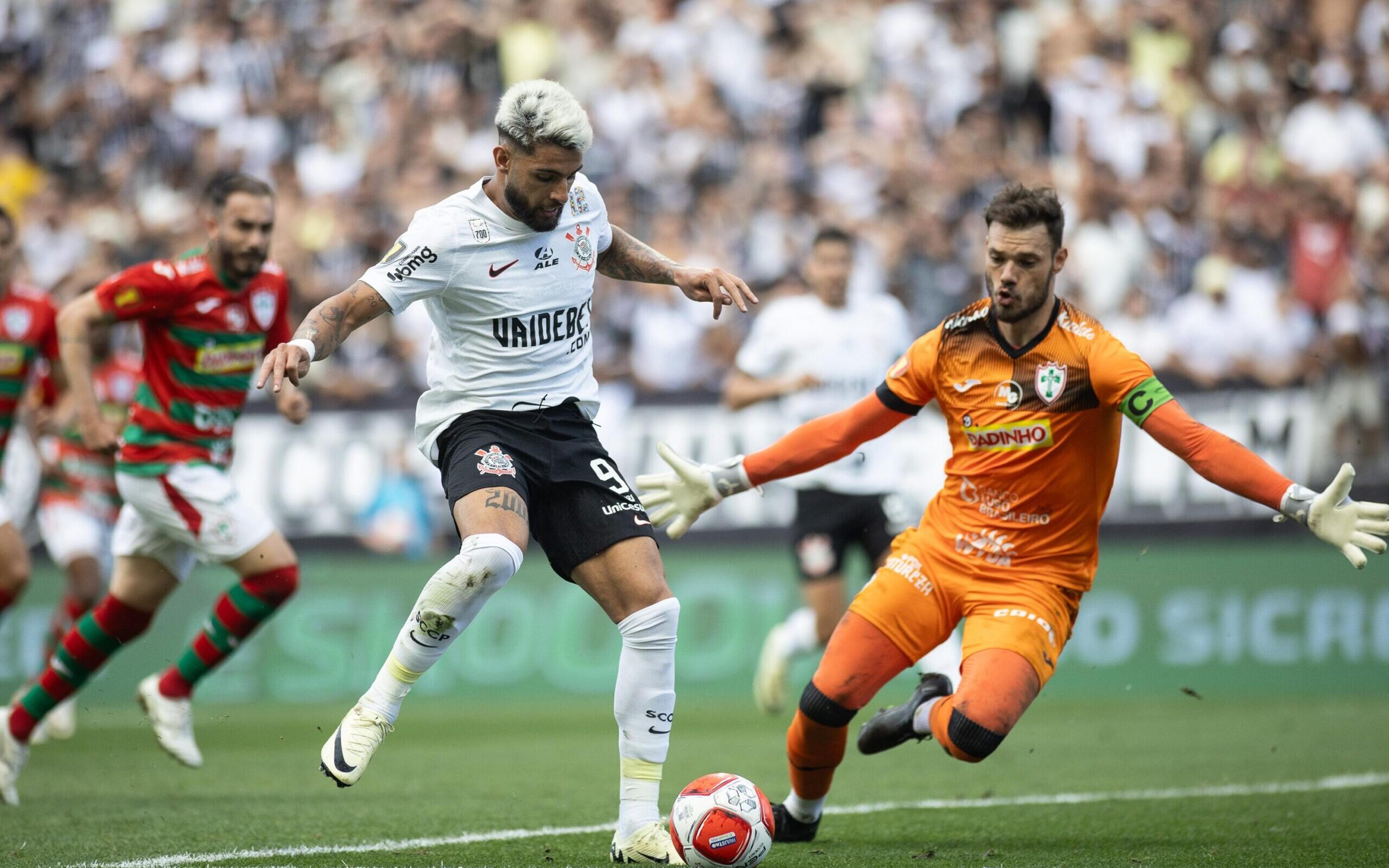 Corinthians vence Portuguesa em estreia de técnico e deixa zona do rebaixamento do Paulistão