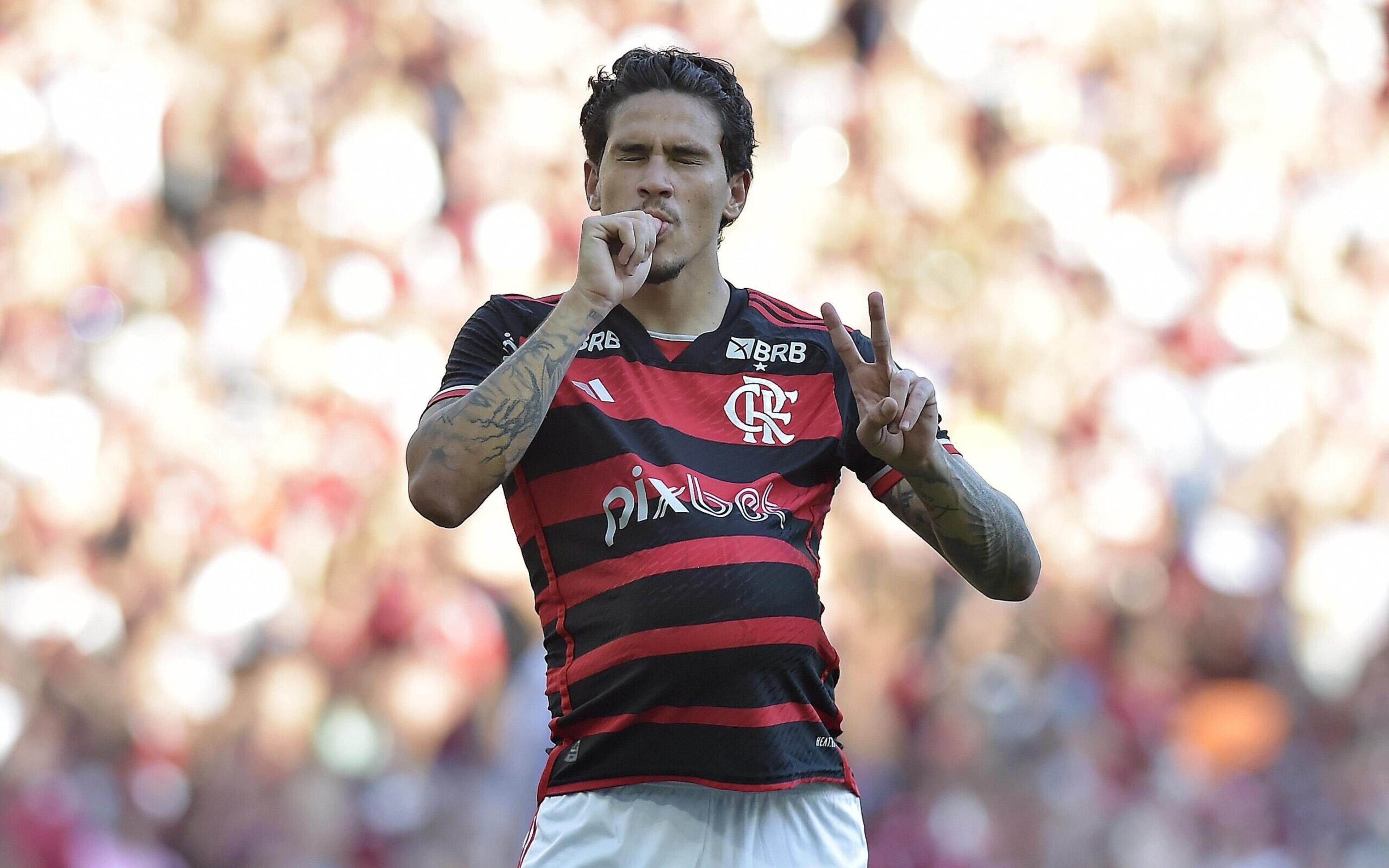 Pedro, do Flamengo, revela que será pai de gêmeos: ‘Espero fazer mais gols para eles’