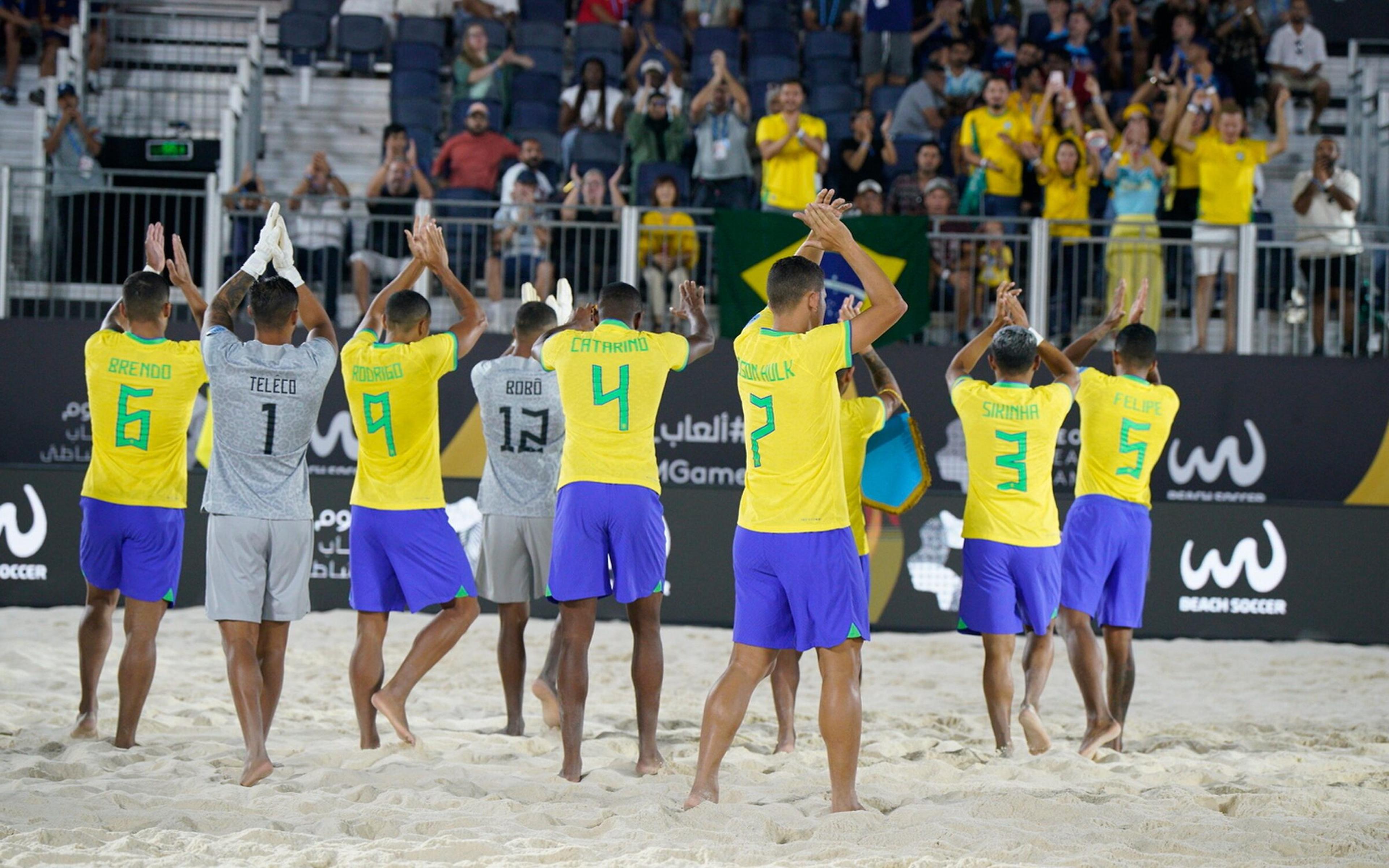 Em busca do hexa, Brasil começa jornada na Copa do Mundo de Futebol de Areia