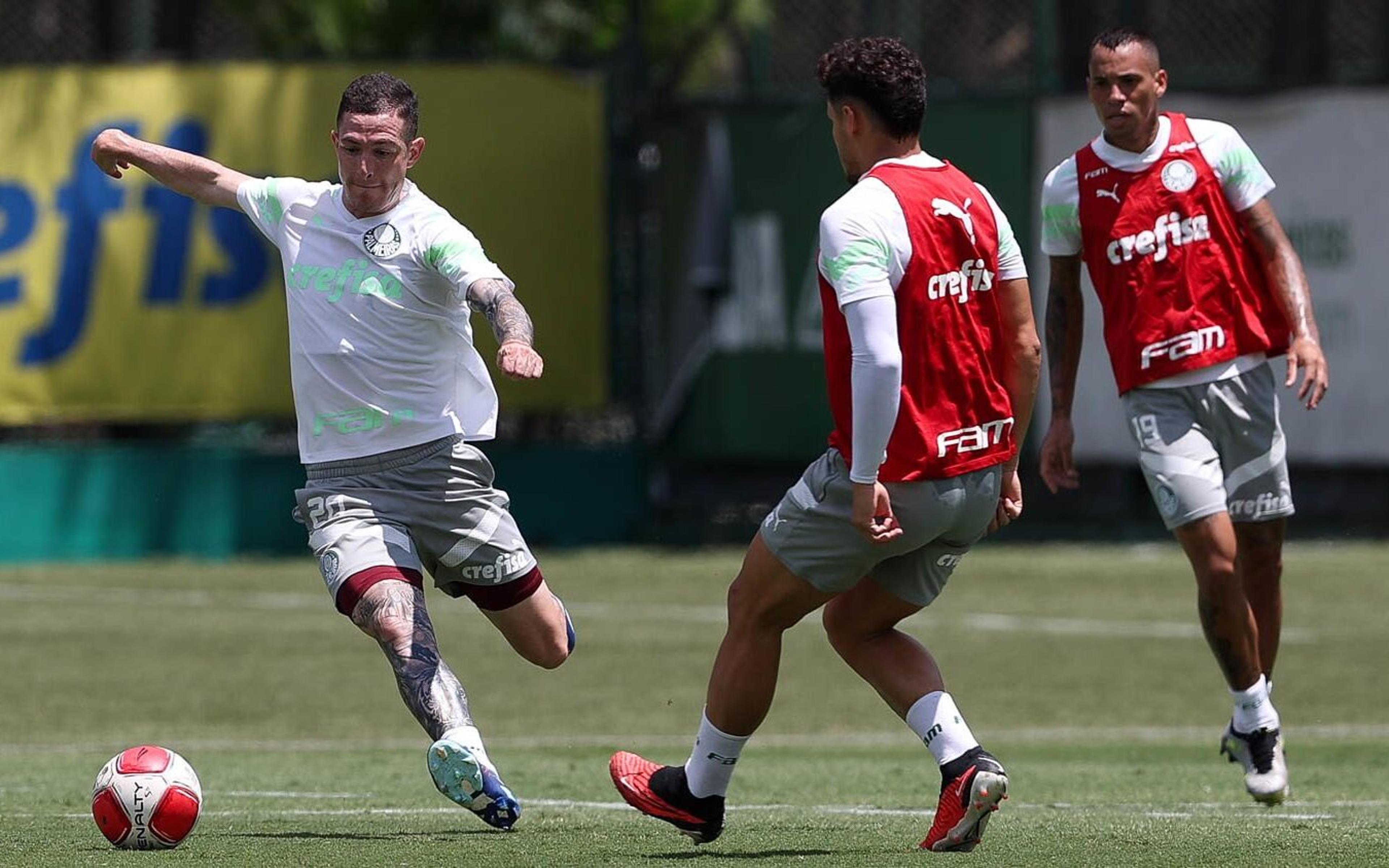 Palmeiras treina em domingo de carnaval e finaliza preparação para pegar o Santo André