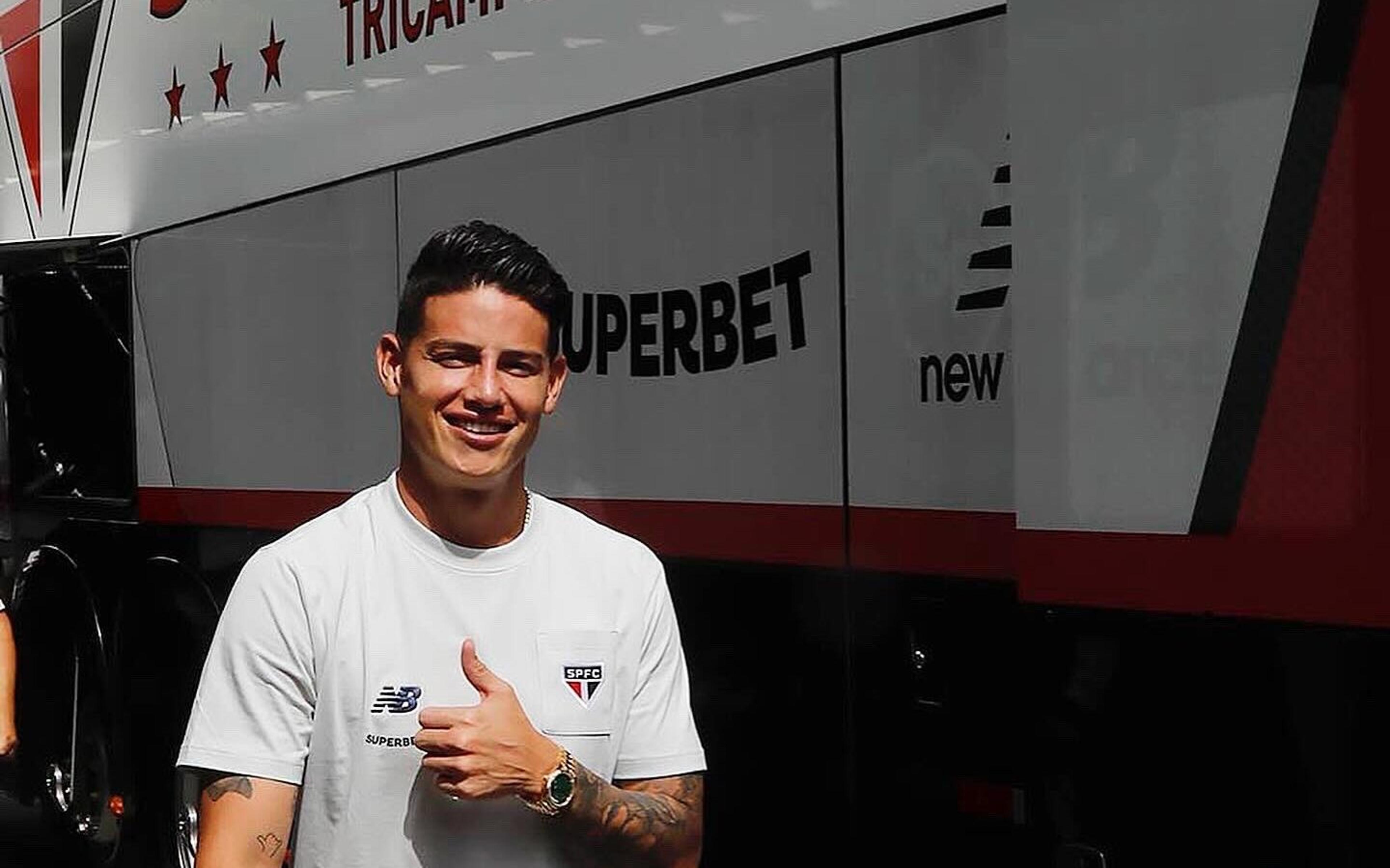 Titular ou reserva? Saiba como São Paulo planeja usar James contra a Inter de Limeira