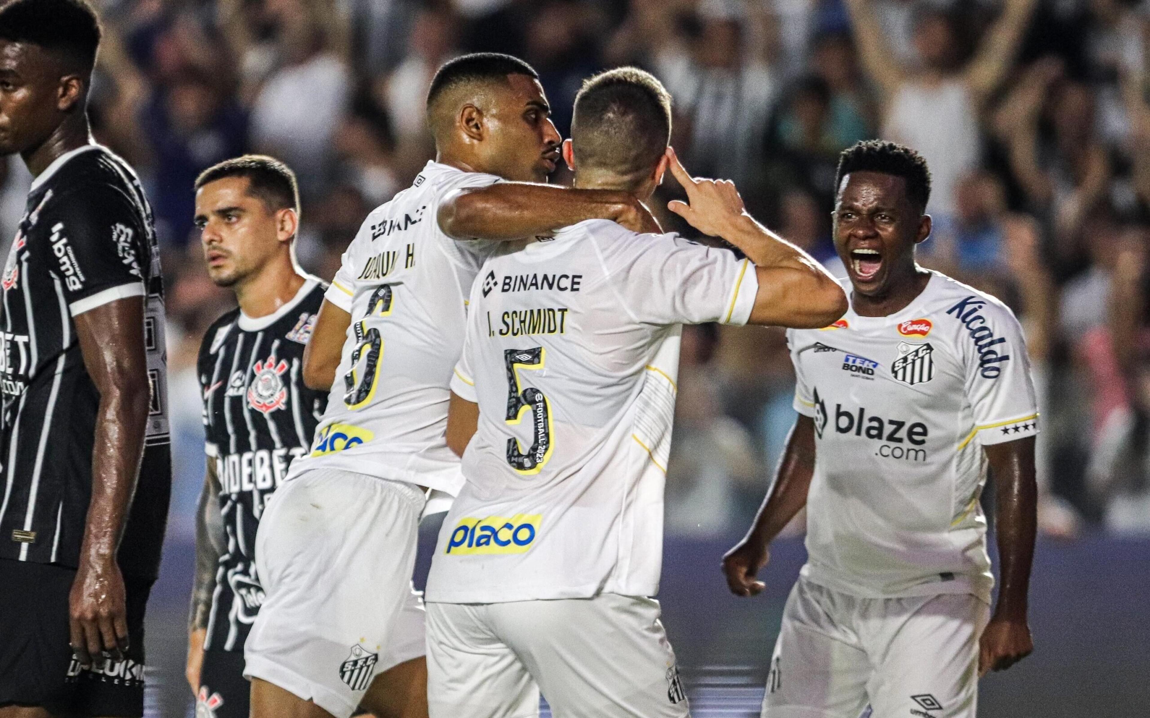 Com Neymar na Vila, Santos amassa o Corinthians e vence clássico pelo Paulistão