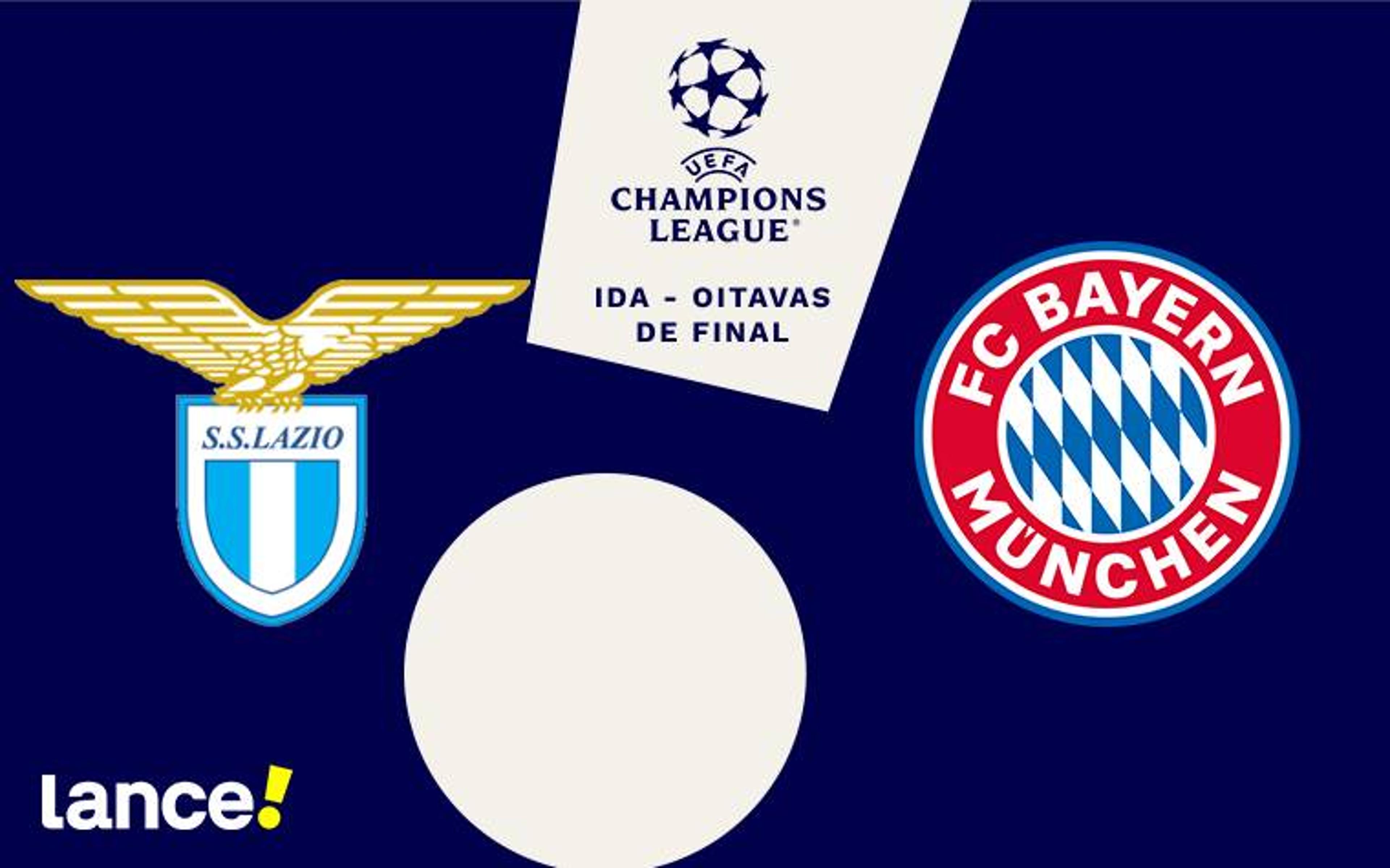 Lazio x Bayern de Munique: onde assistir ao vivo, horário e prováveis escalações do jogo pela Champions League