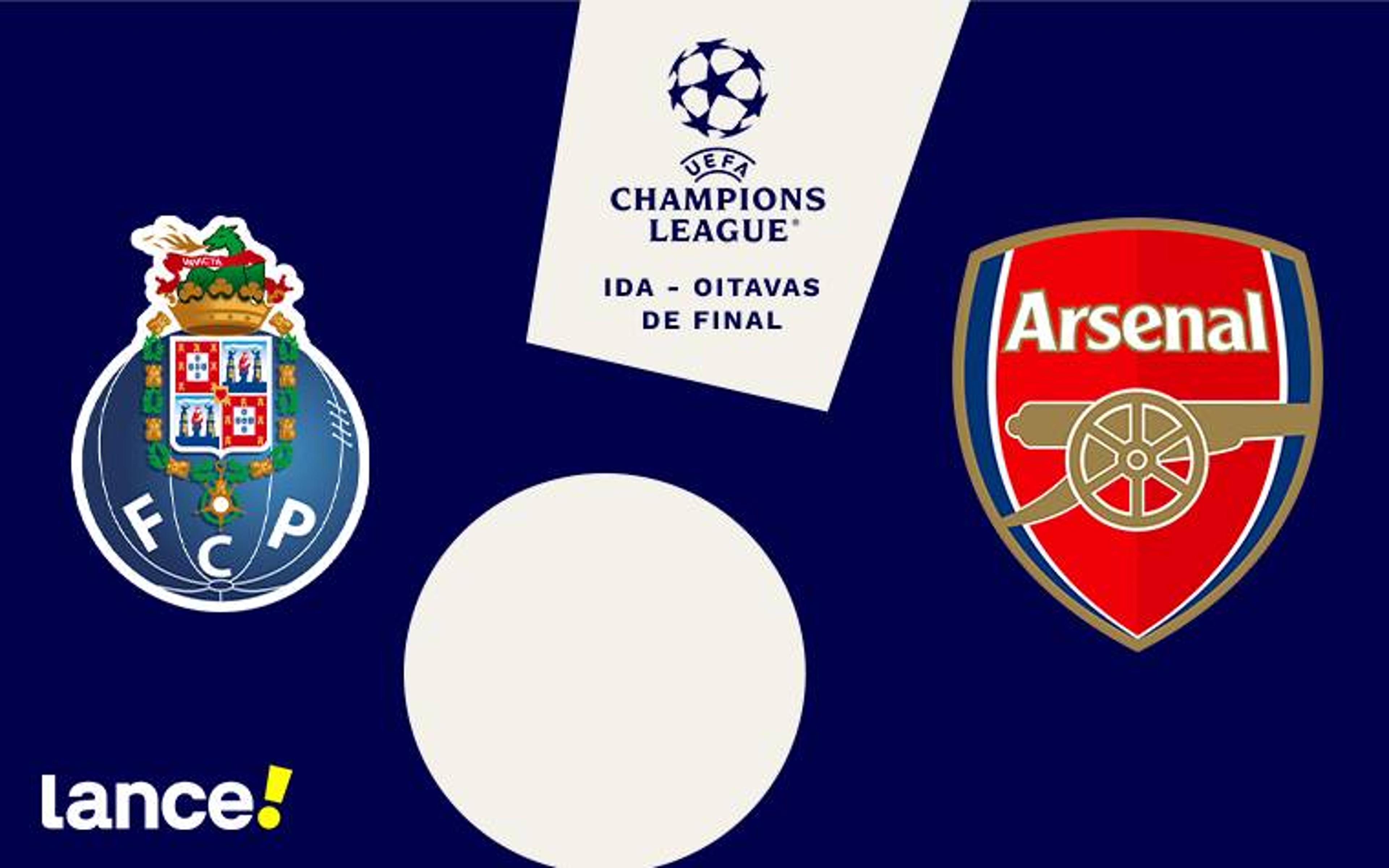 Porto x Arsenal: onde assistir ao vivo, horário e prováveis escalações do jogo pela Champions League