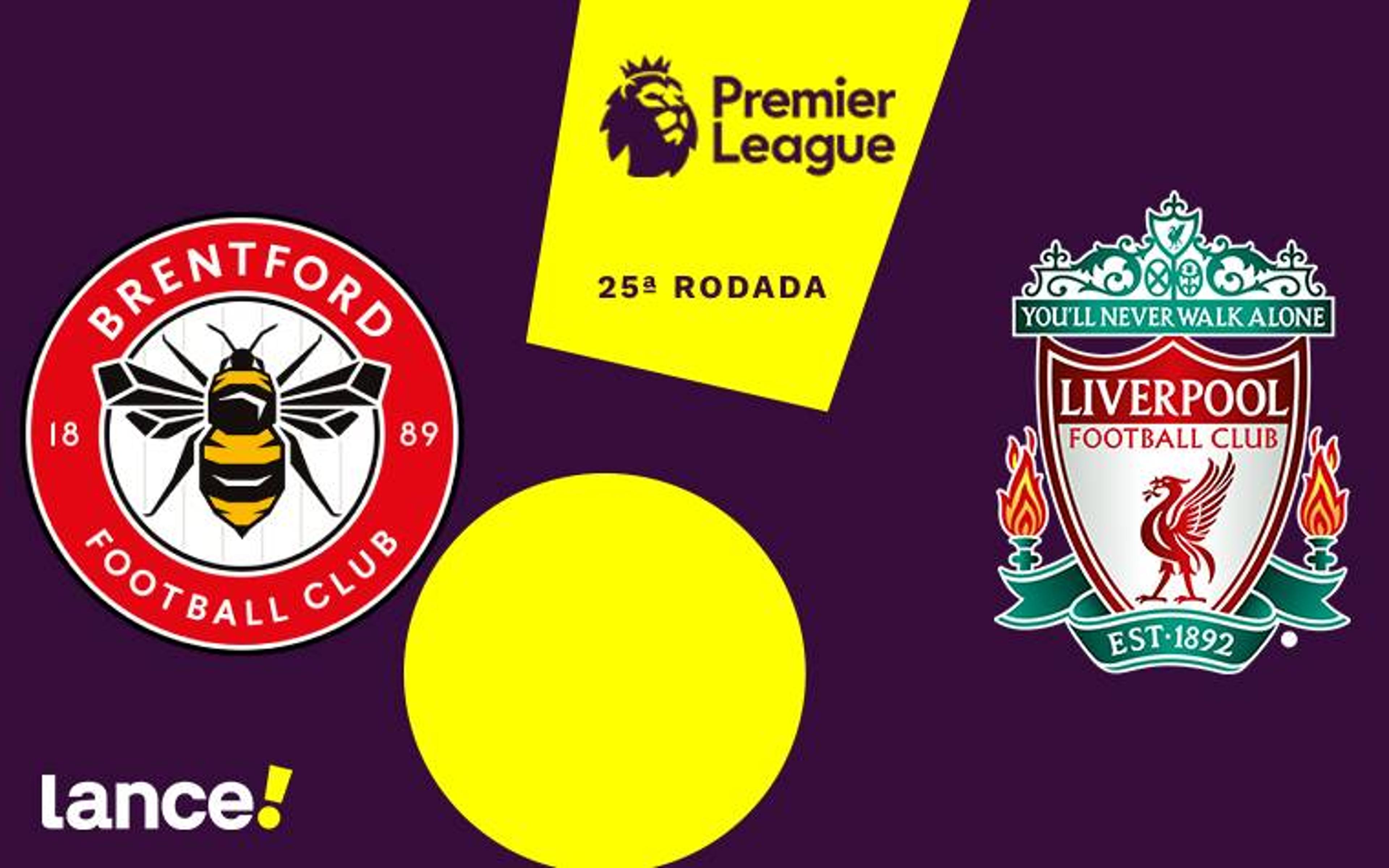 Brentford x Liverpool: onde assistir ao vivo, horário e prováveis escalações do jogo pela Premier League