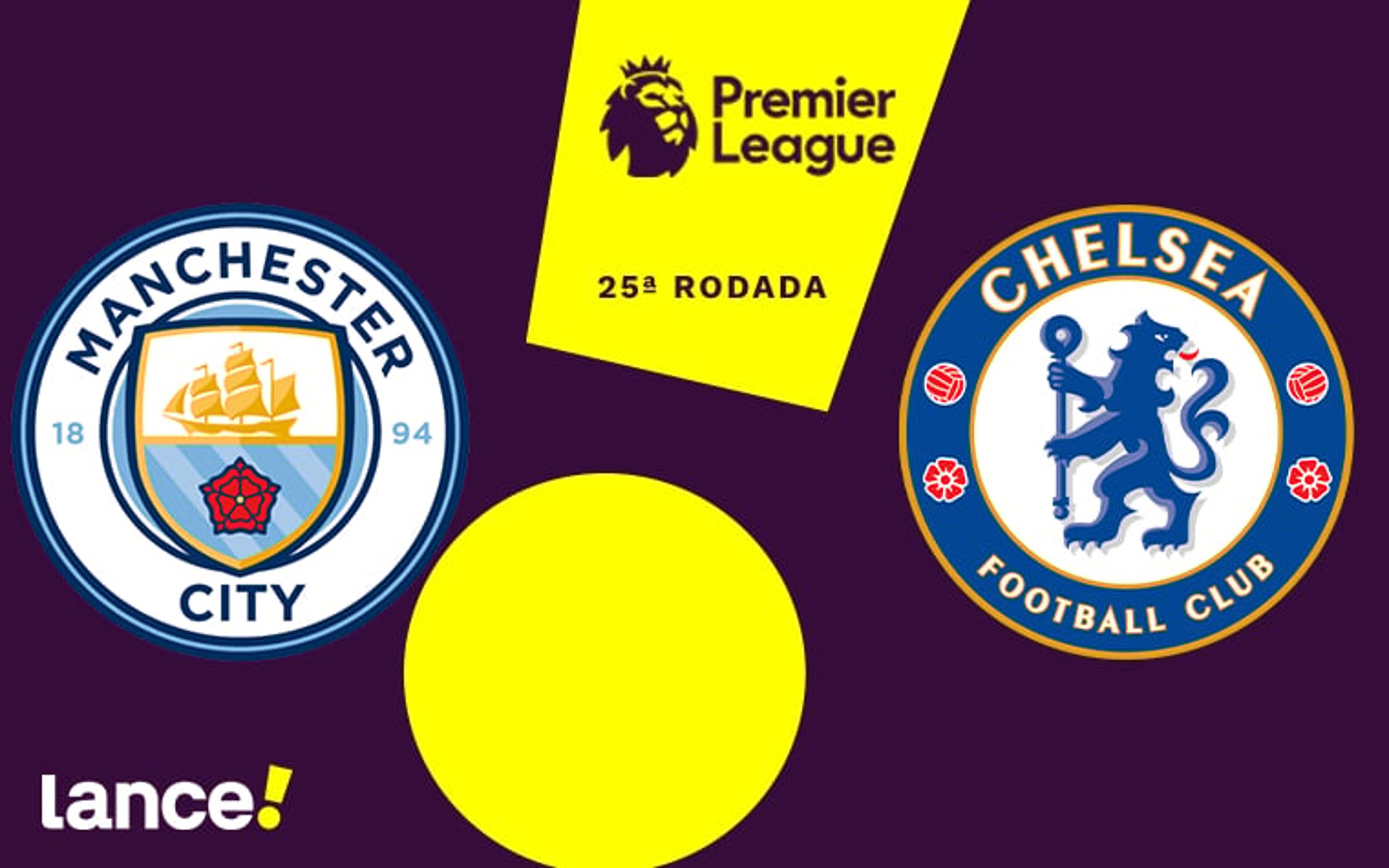 Manchester City x Chelsea: onde assistir, horário e prováveis escalações da partida pela Premier League