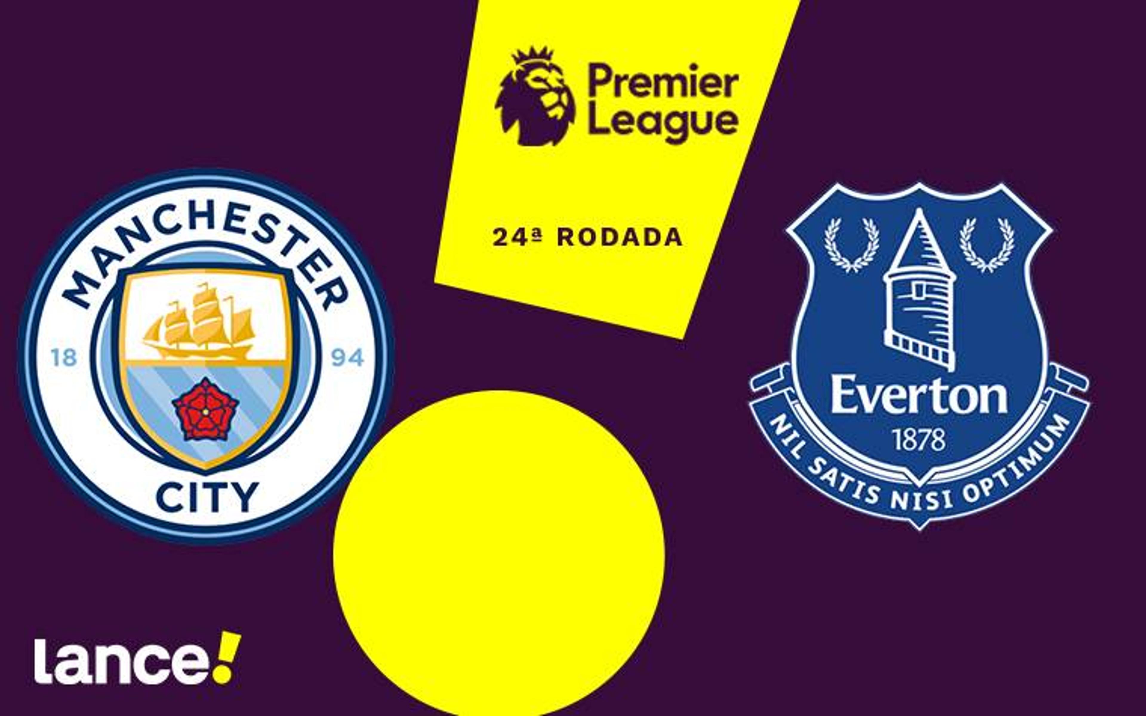 Manchester City x Everton: onde assistir ao vivo, horário e prováveis escalações do jogo pela Premier League