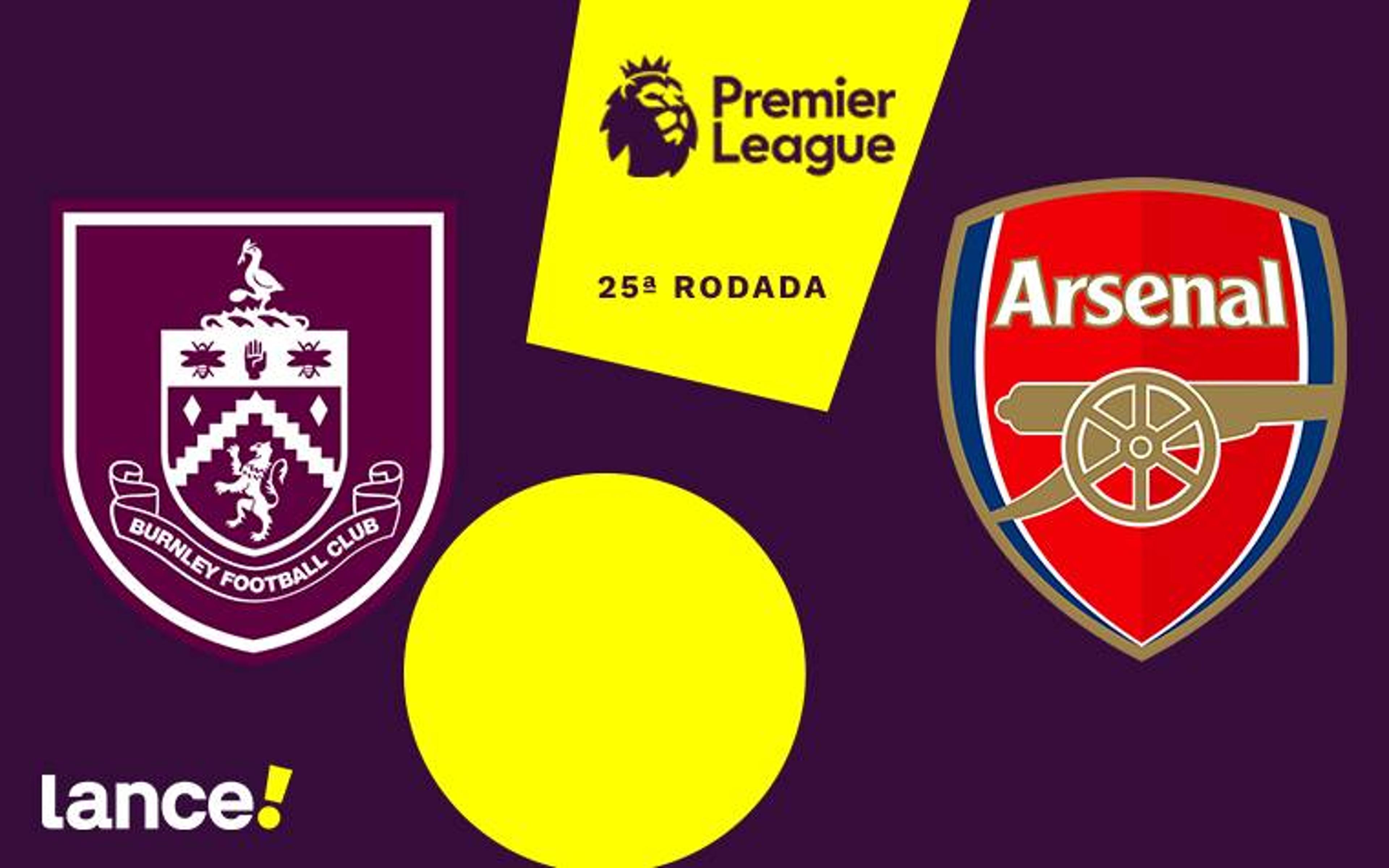 Burnley x Arsenal: onde assistir, horário e escalações do jogo pela Premier League