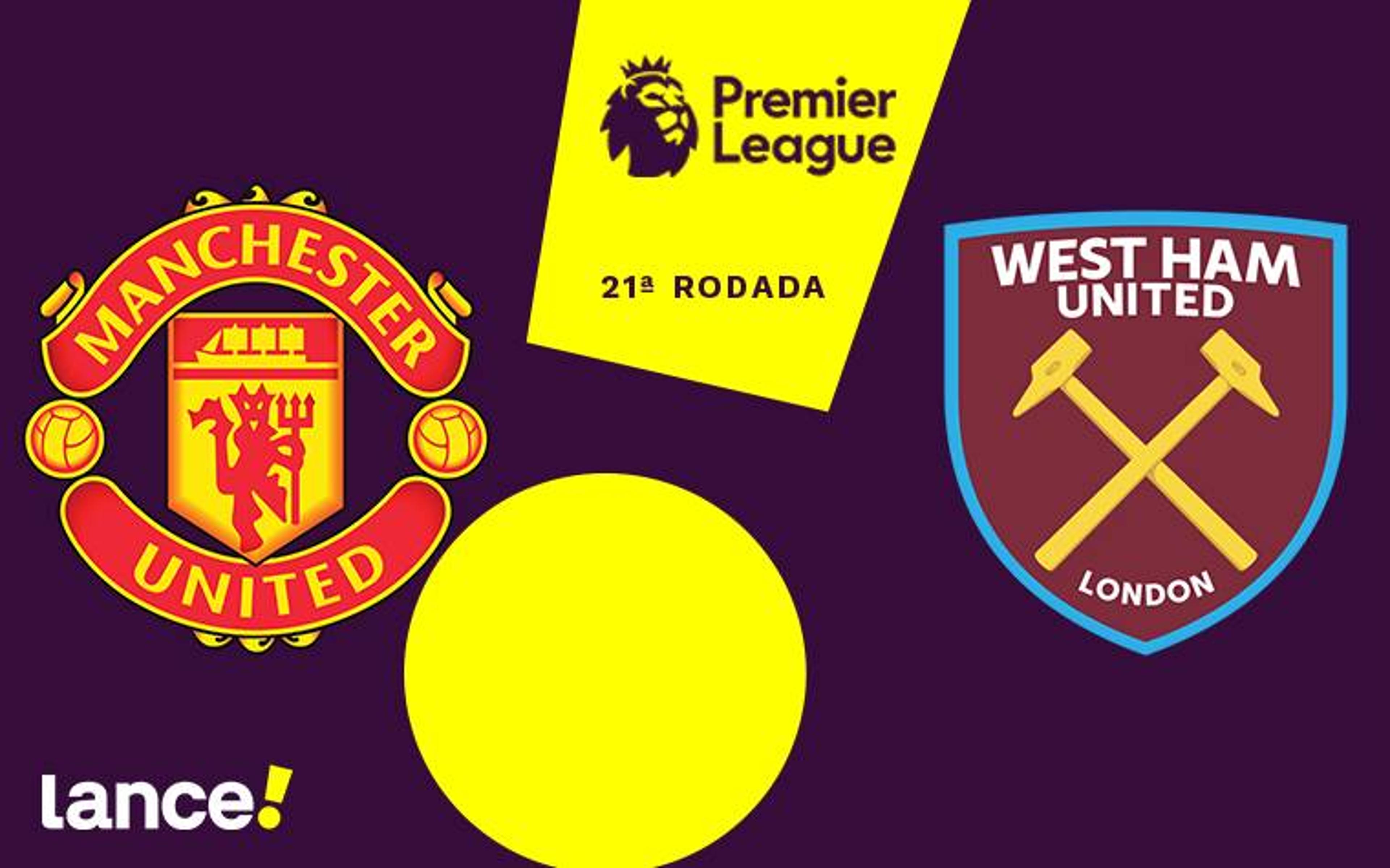 Manchester United x West Ham: onde assistir, horário e prováveis escalações da partida pela Premier League