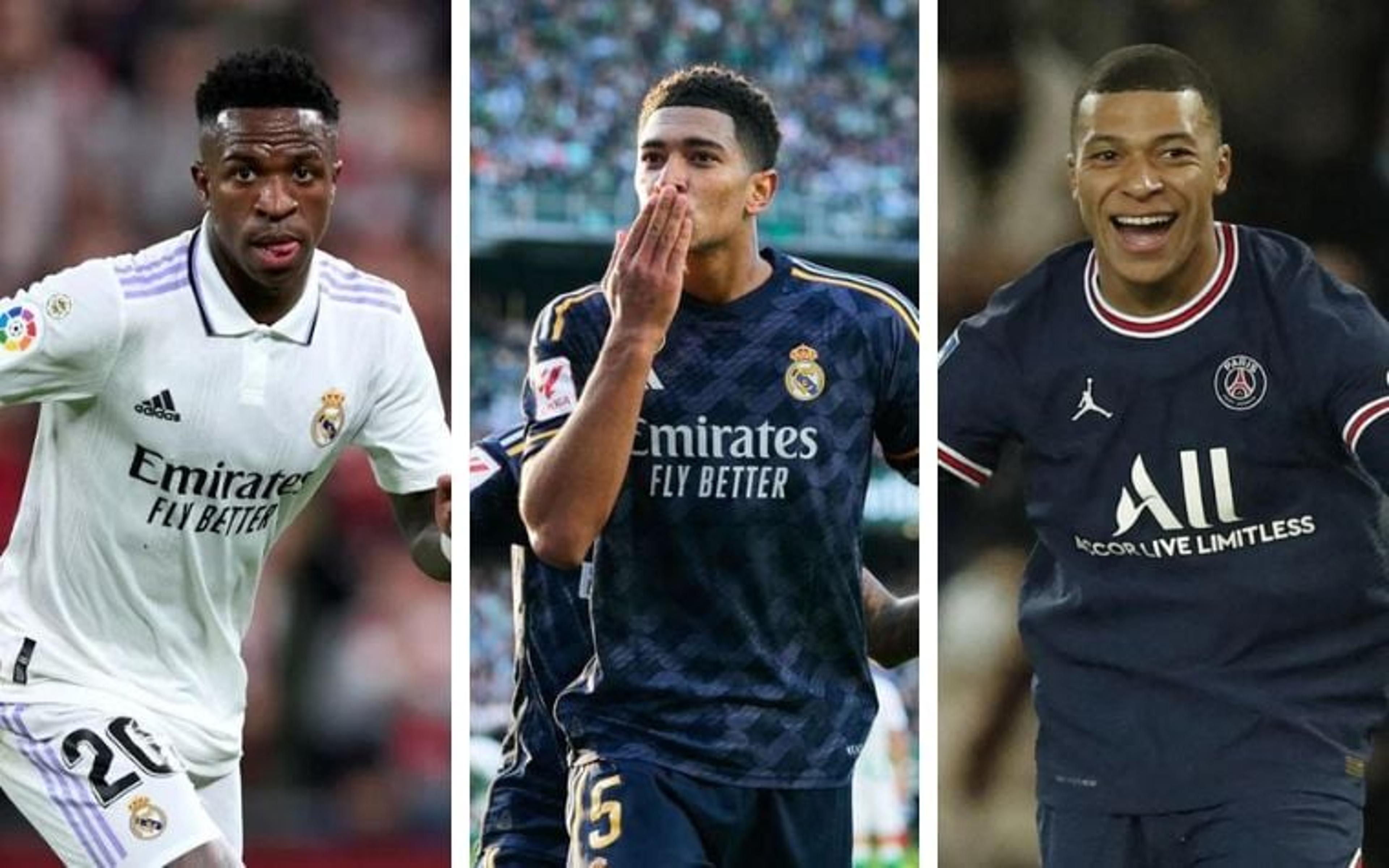 Trio dos sonhos? Mbappé fecha com Real Madrid e vai jogar ao lado de Vini Jr. e Bellingham, diz jornal