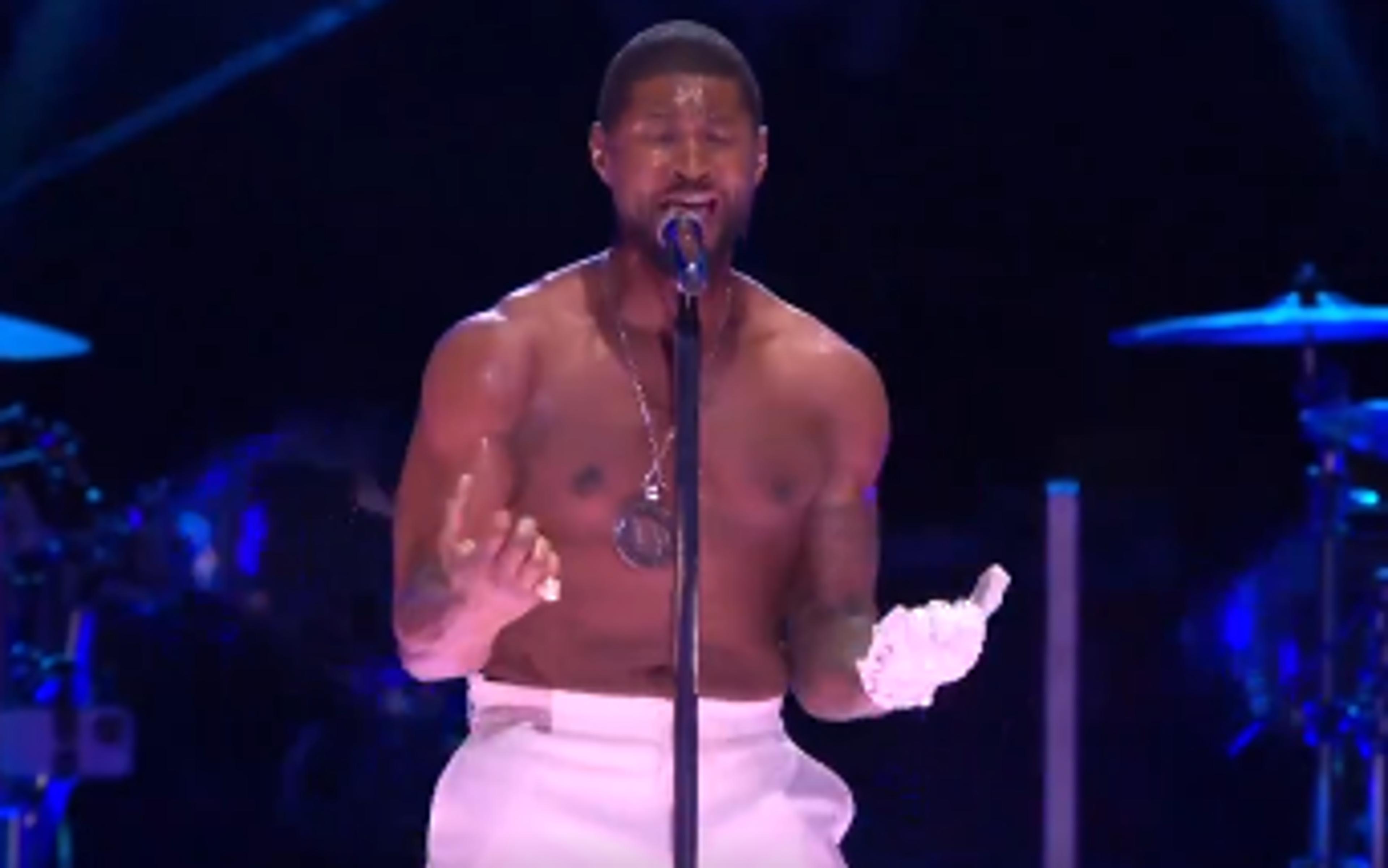 VÍDEO: Show de Usher no Super Bowl divide opiniões nas redes sociais por ausência de Justin Bieber