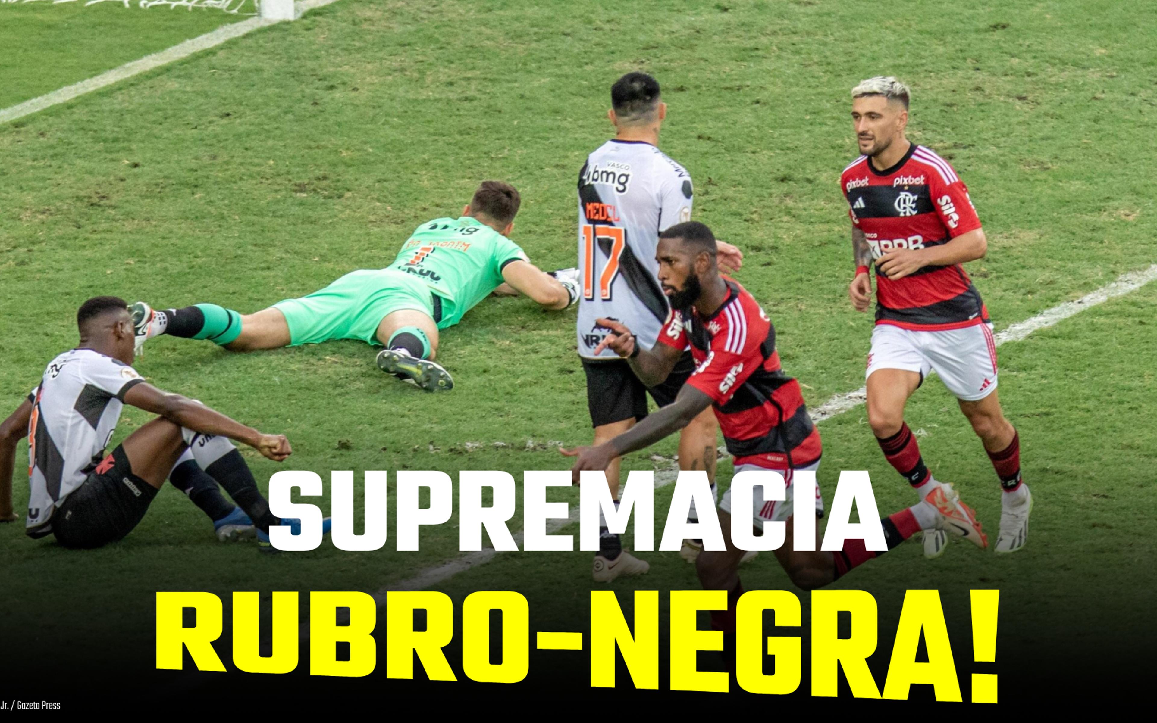 Hegemonia! Flamengo perdeu apenas dois dos últimos 20 jogos contra o Vasco