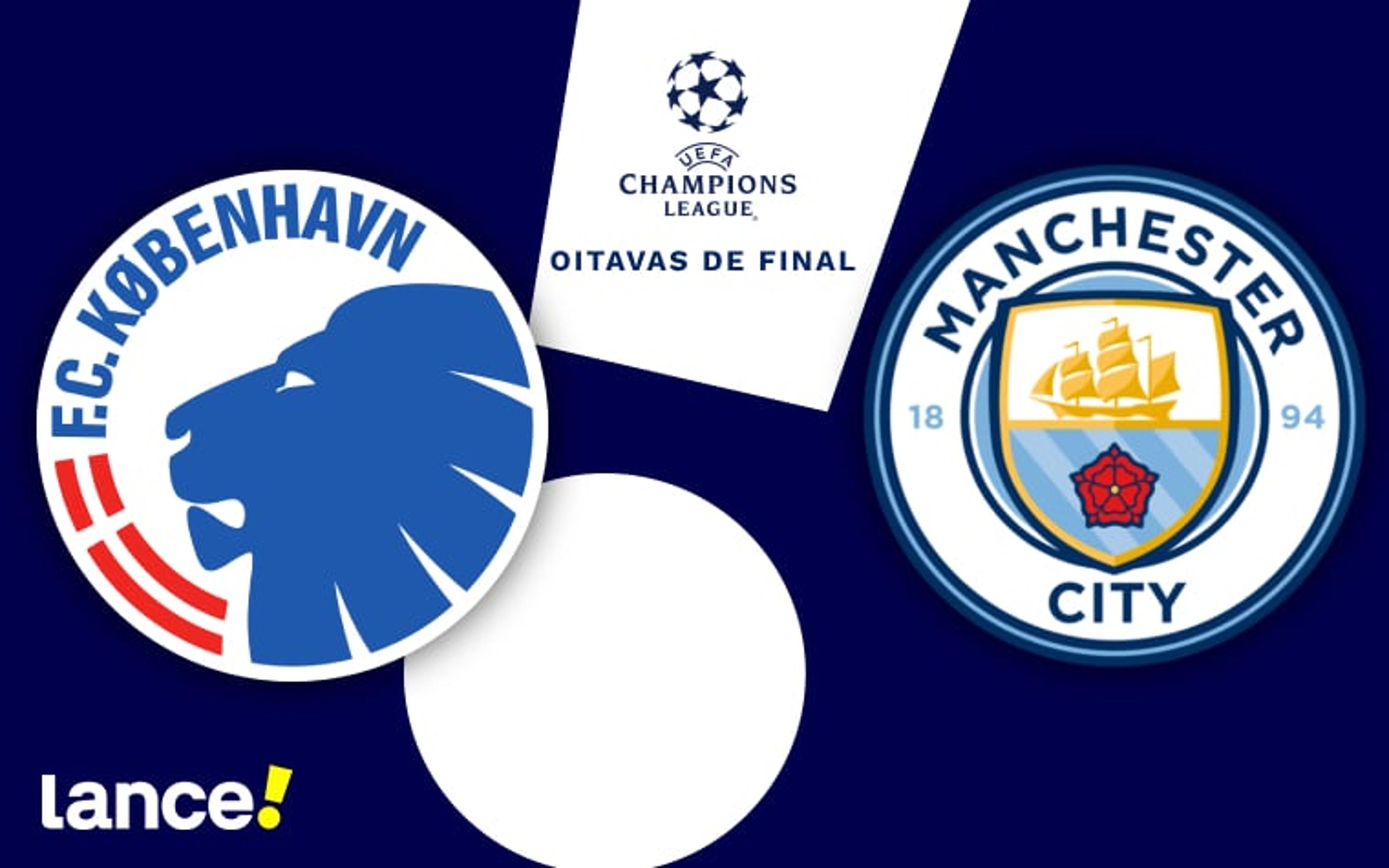 Copenhagen x Manchester City: onde assistir ao vivo, horário e prováveis escalações do jogo pela Champions League