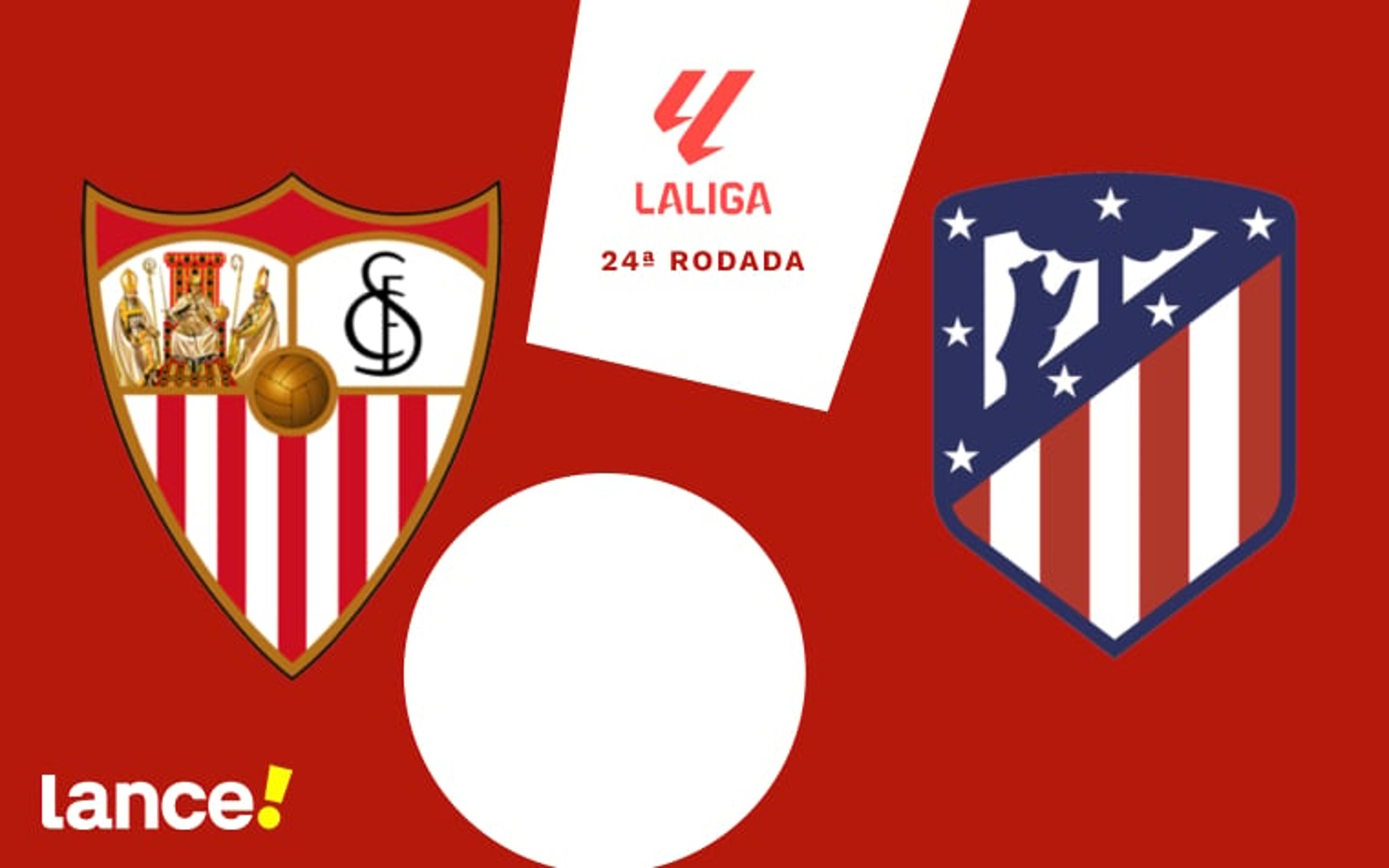 Sevilla x Atlético de Madrid: onde assistir ao vivo, horário e prováveis escalações do jogo por La Liga