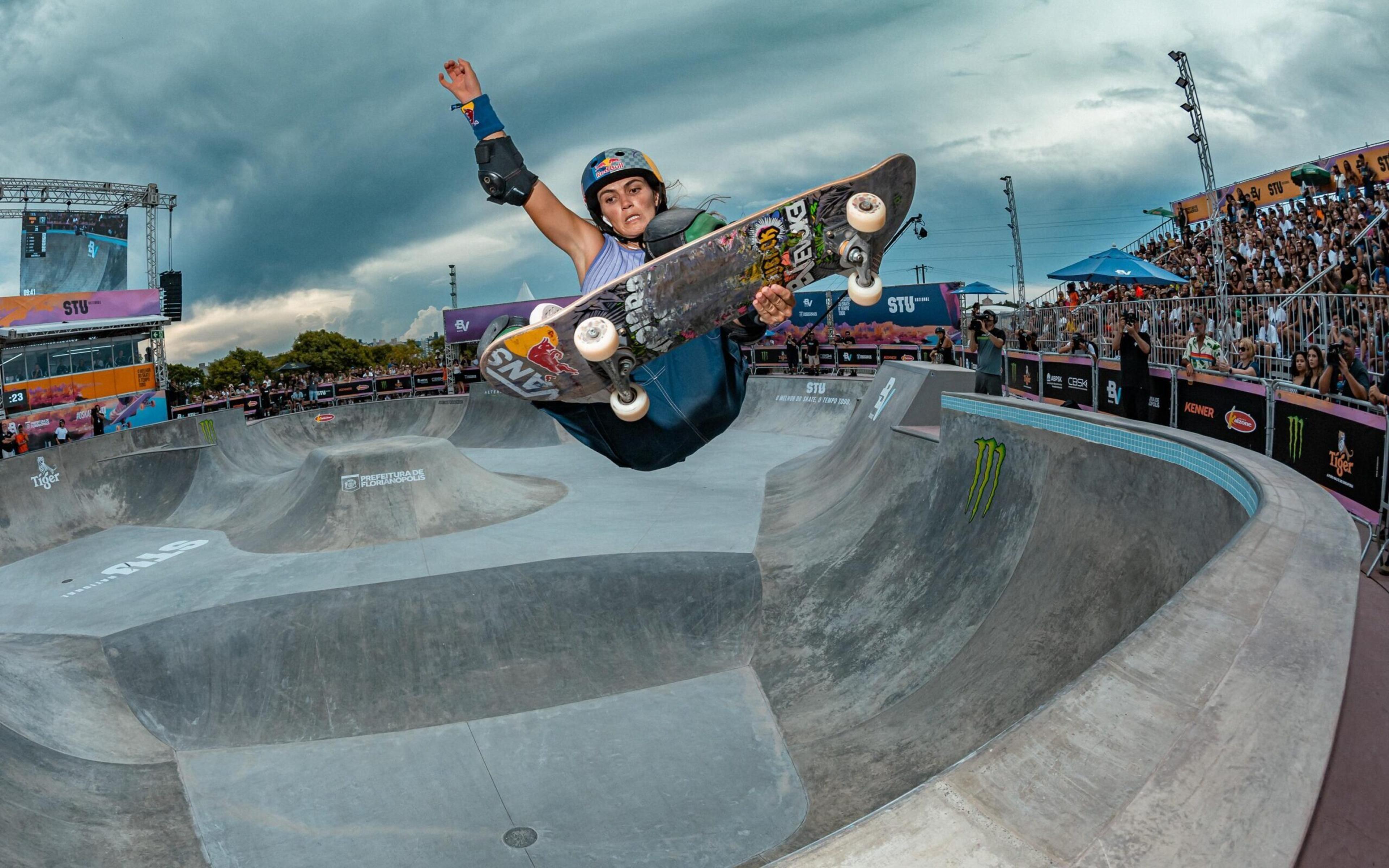 Atletas olímpicas formam pódio em primeiro evento de skate da temporada no Brasil