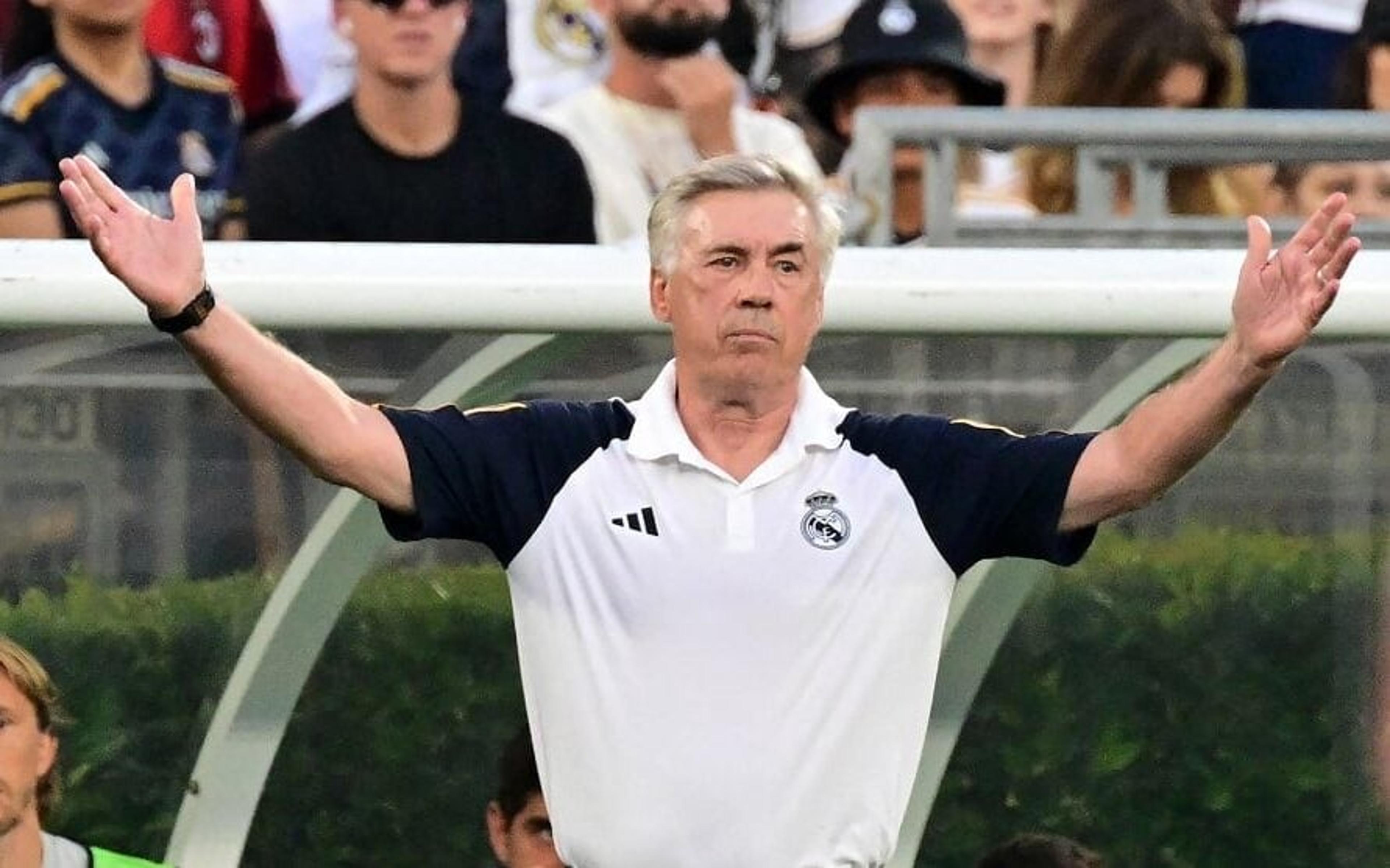 Ministério Público da Espanha pede prisão de Carlo Ancelotti, técnico do Real Madrid