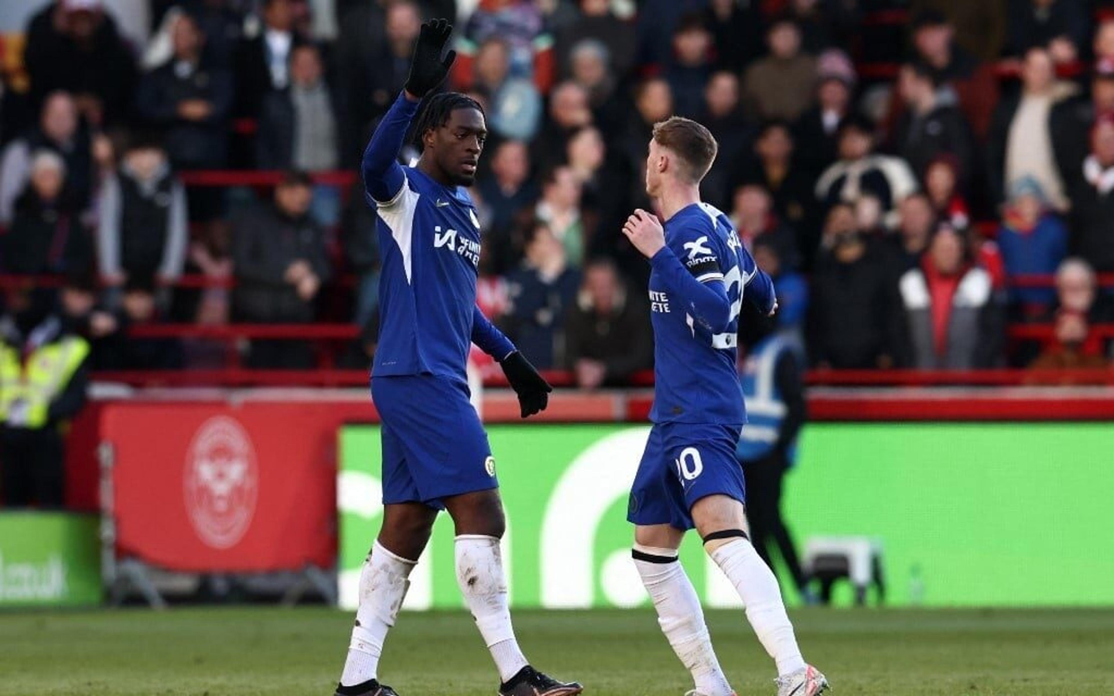 Chelsea sai na frente, sofre virada e busca empate com o Brentford no fim pela Premier League; veja os gols do jogo