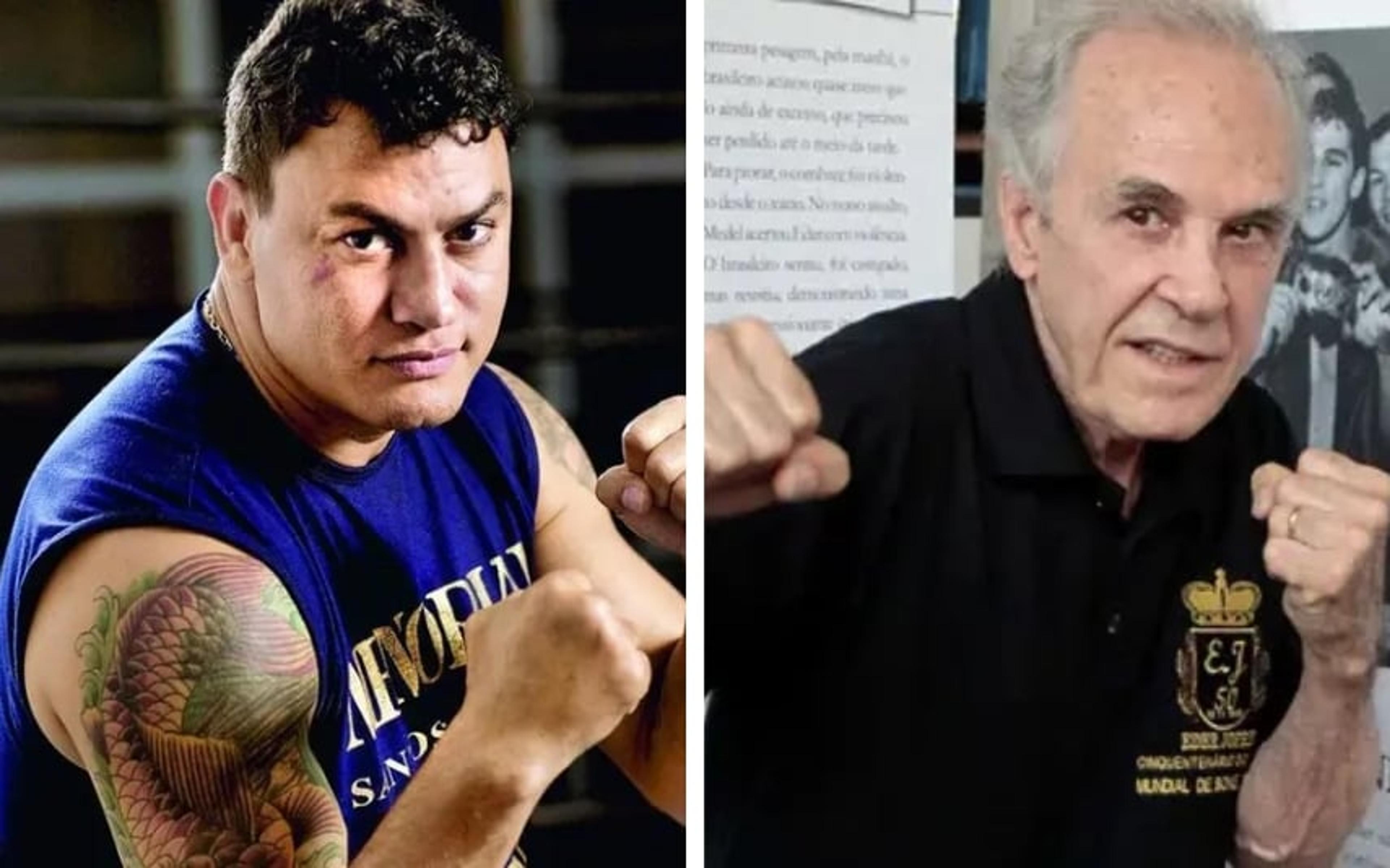 Popó presta homenagem para Éder Jofre, lenda do boxe