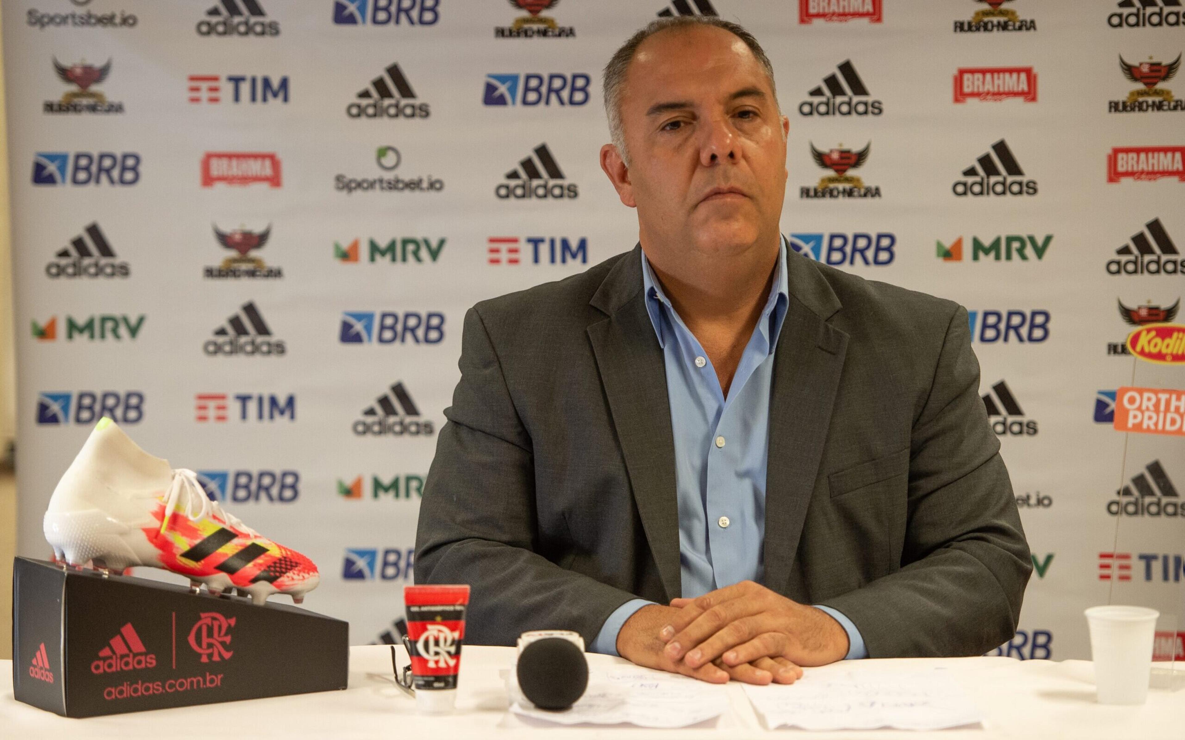 Marcos Braz revela preocupação do Flamengo na Libertadores e comenta polêmica sobre jogo do Vasco no Maracanã