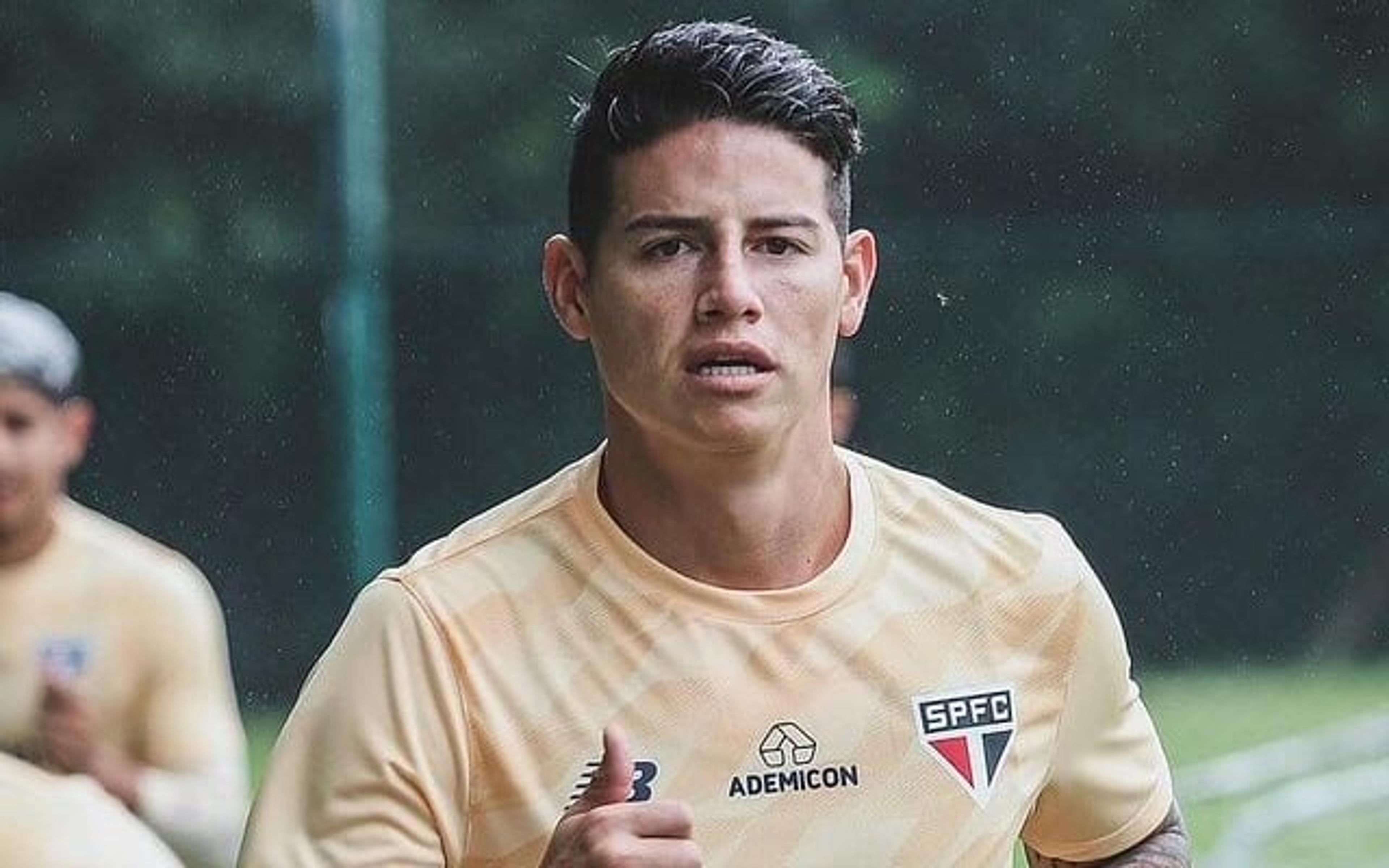 Encantado, técnico da Colômbia pede mais tempo de jogo para James no São Paulo