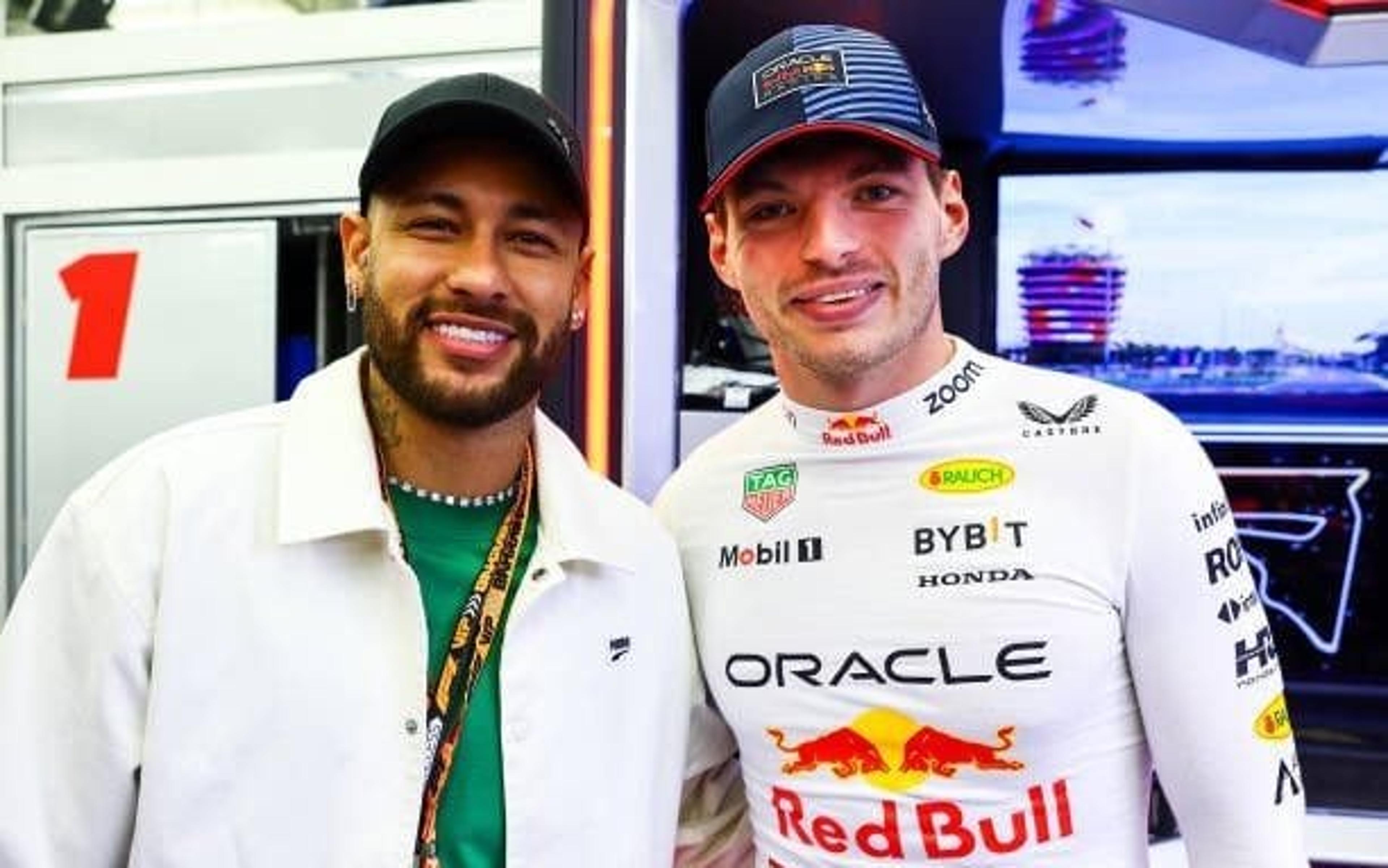 Fórmula 1: Neymar visita paddock e box da RBR antes de corrida no Bahrein; veja vídeo