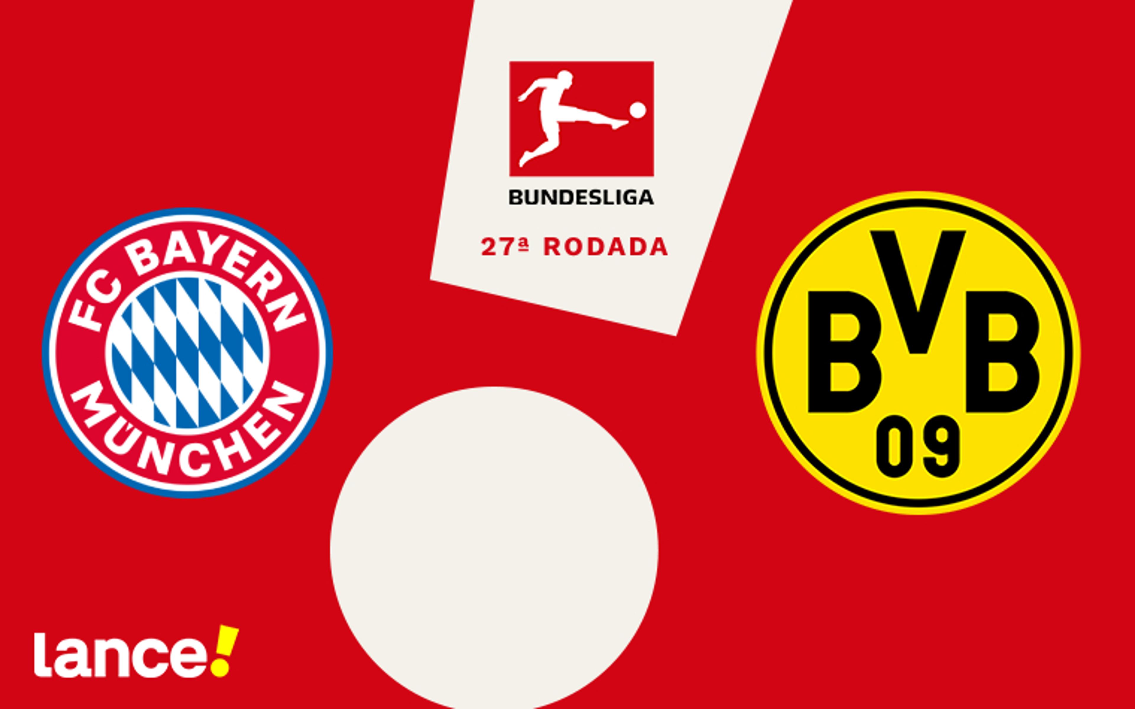 Bayern de Munique x Borussia Dortmund: onde assistir, horário e prováveis escalações da partida pelo Campeonato Alemão