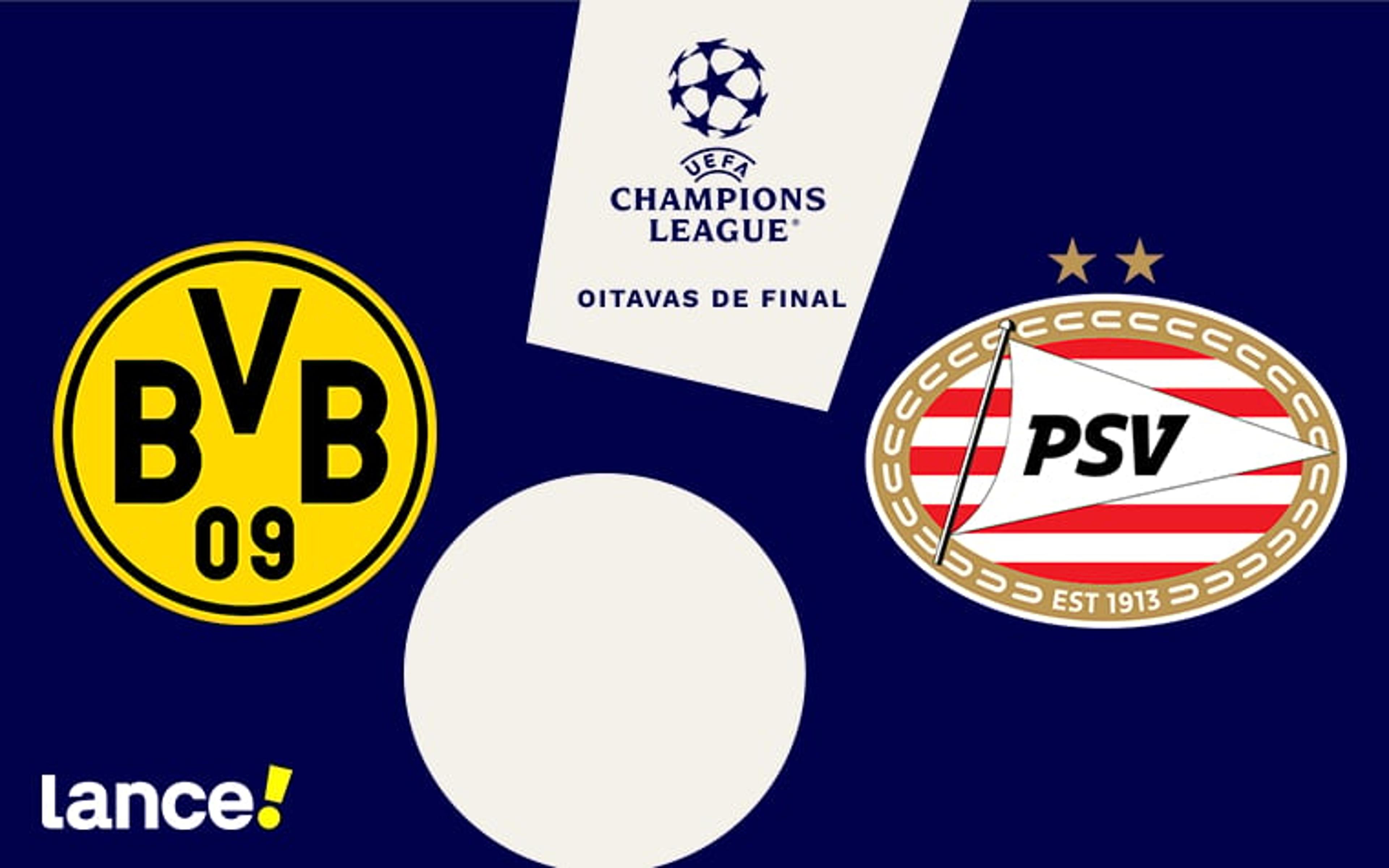 Borussia Dortmund x PSV: onde assistir, horário e prováveis escalações da partida pela Champions League