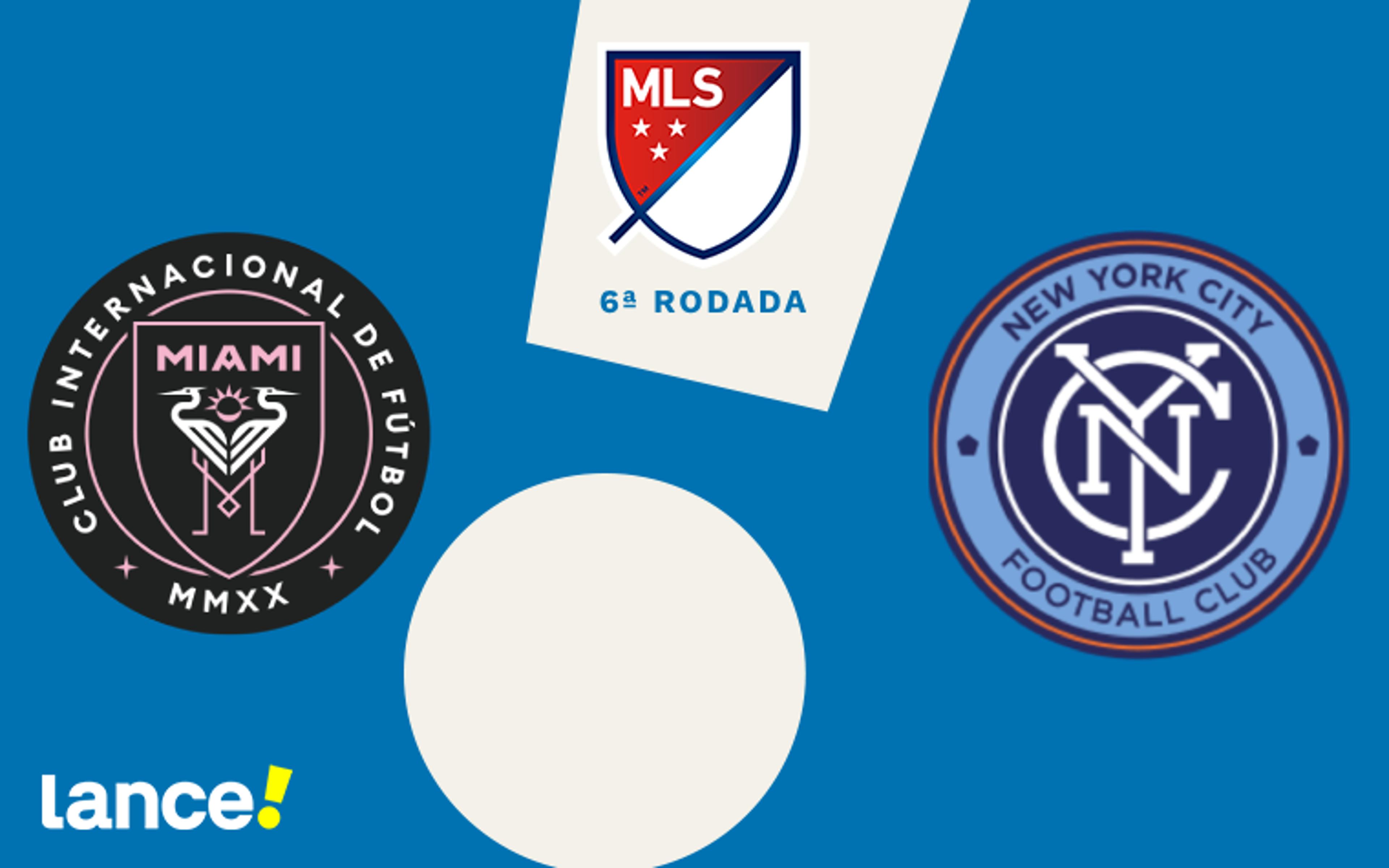 Inter Miami x New York City FC: onde assistir, horário e prováveis escalações da partida pela MLS