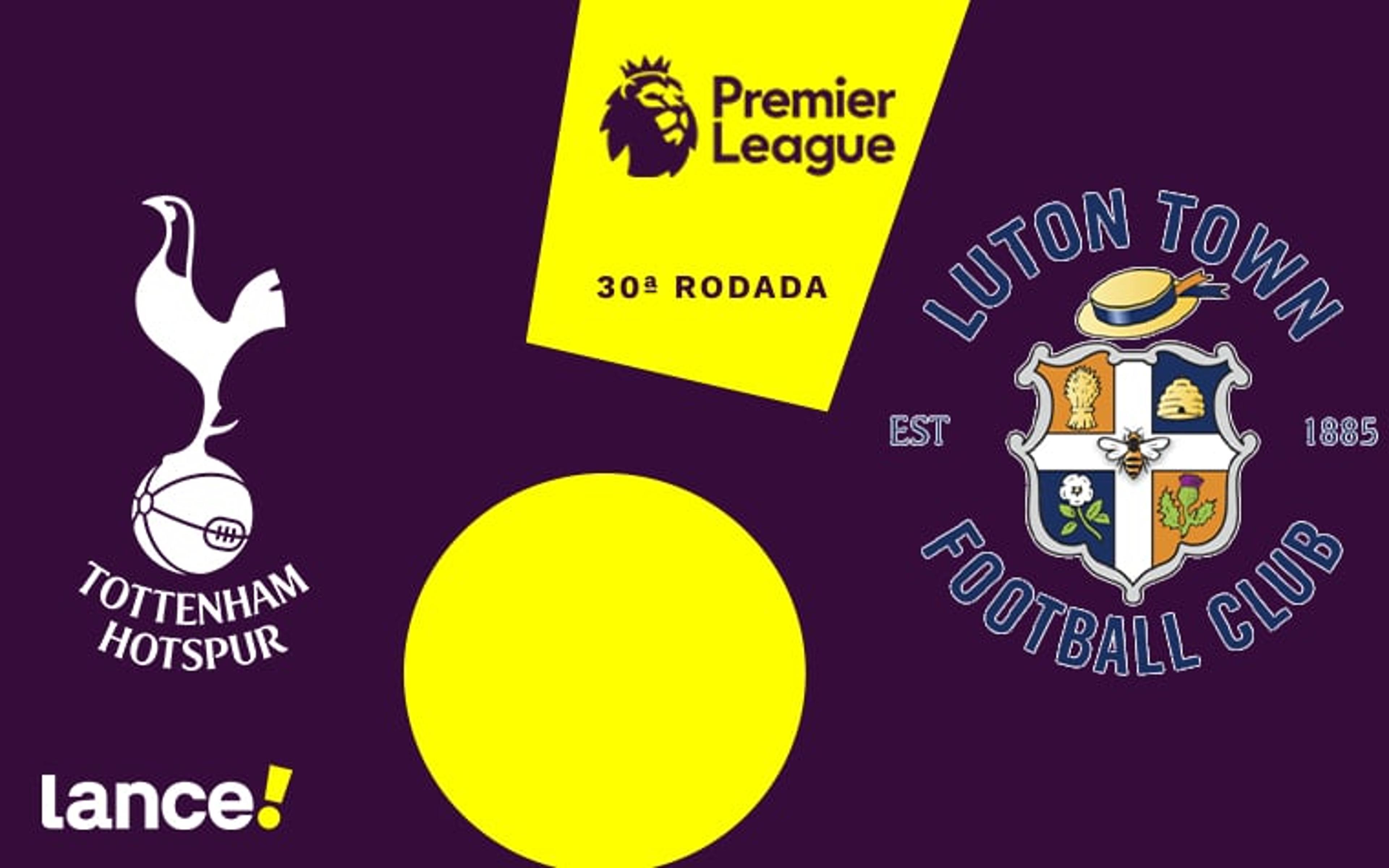 Tottenham x Luton Town: onde assistir, horário e prováveis escalações da partida pela Premier League