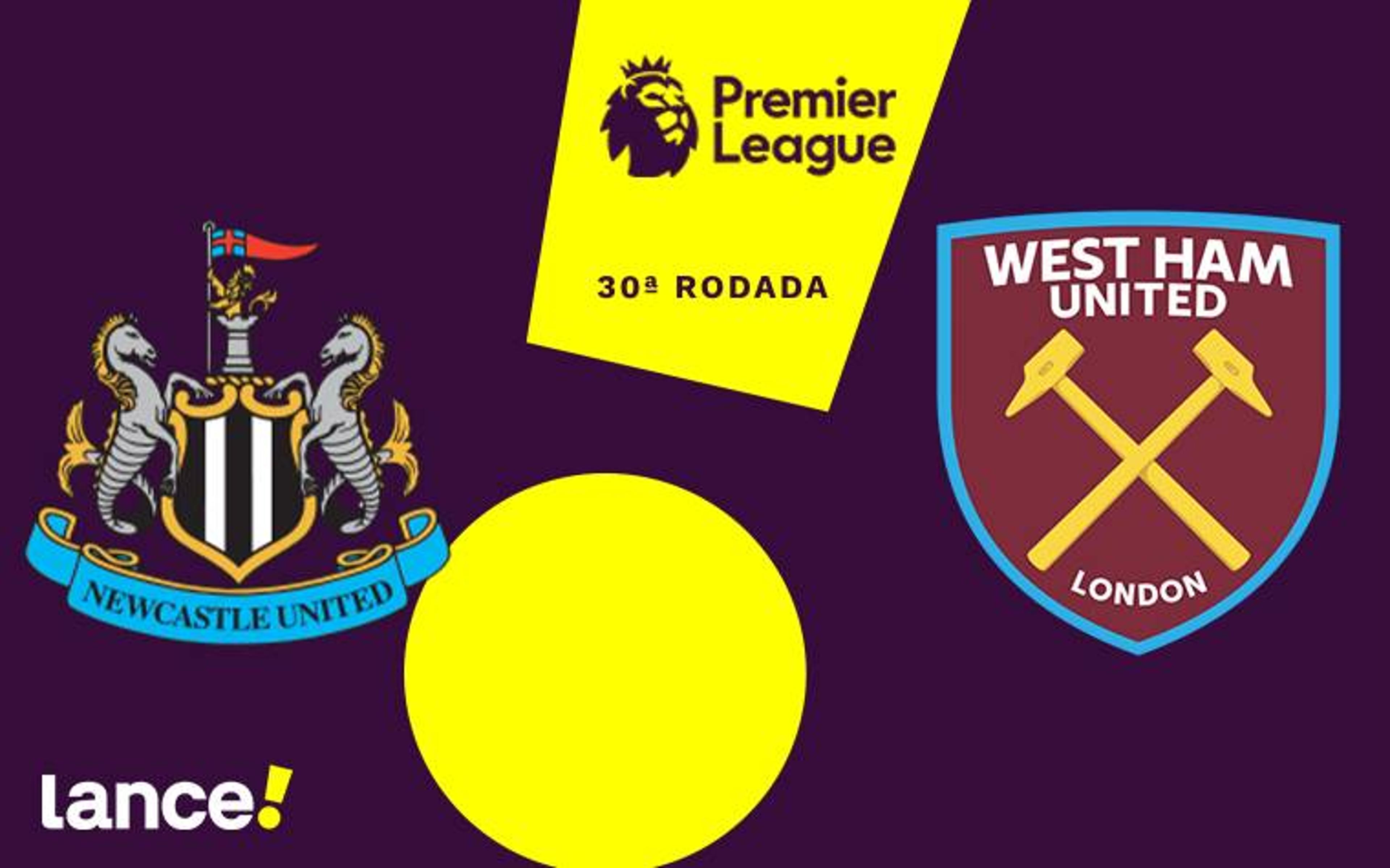 Newcastle x West Ham: onde assistir, horário e prováveis escalações da partida pela Premier League