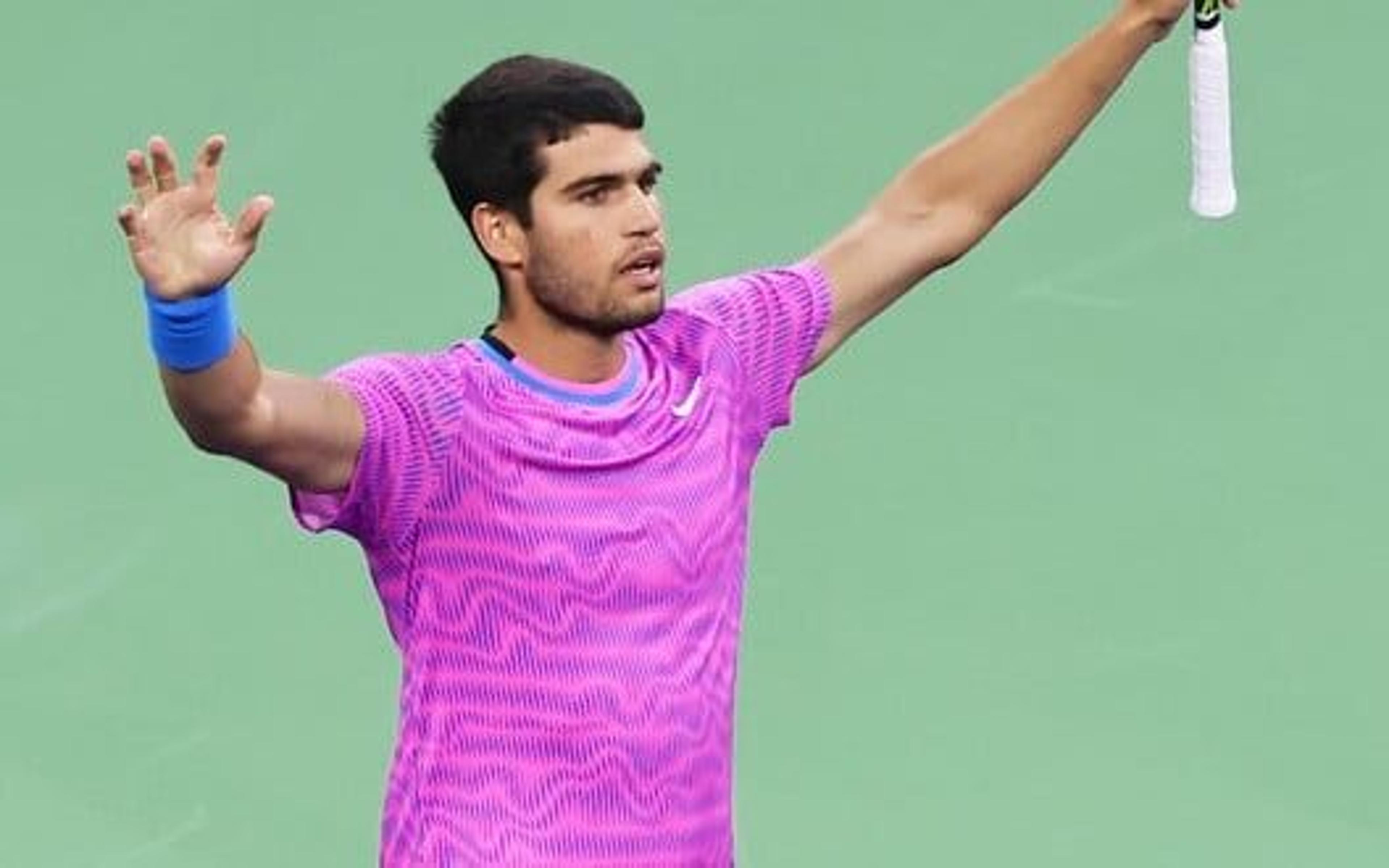 Alcaraz encara Medvedev na final de Indian Wells: veja horário e onde assistir!