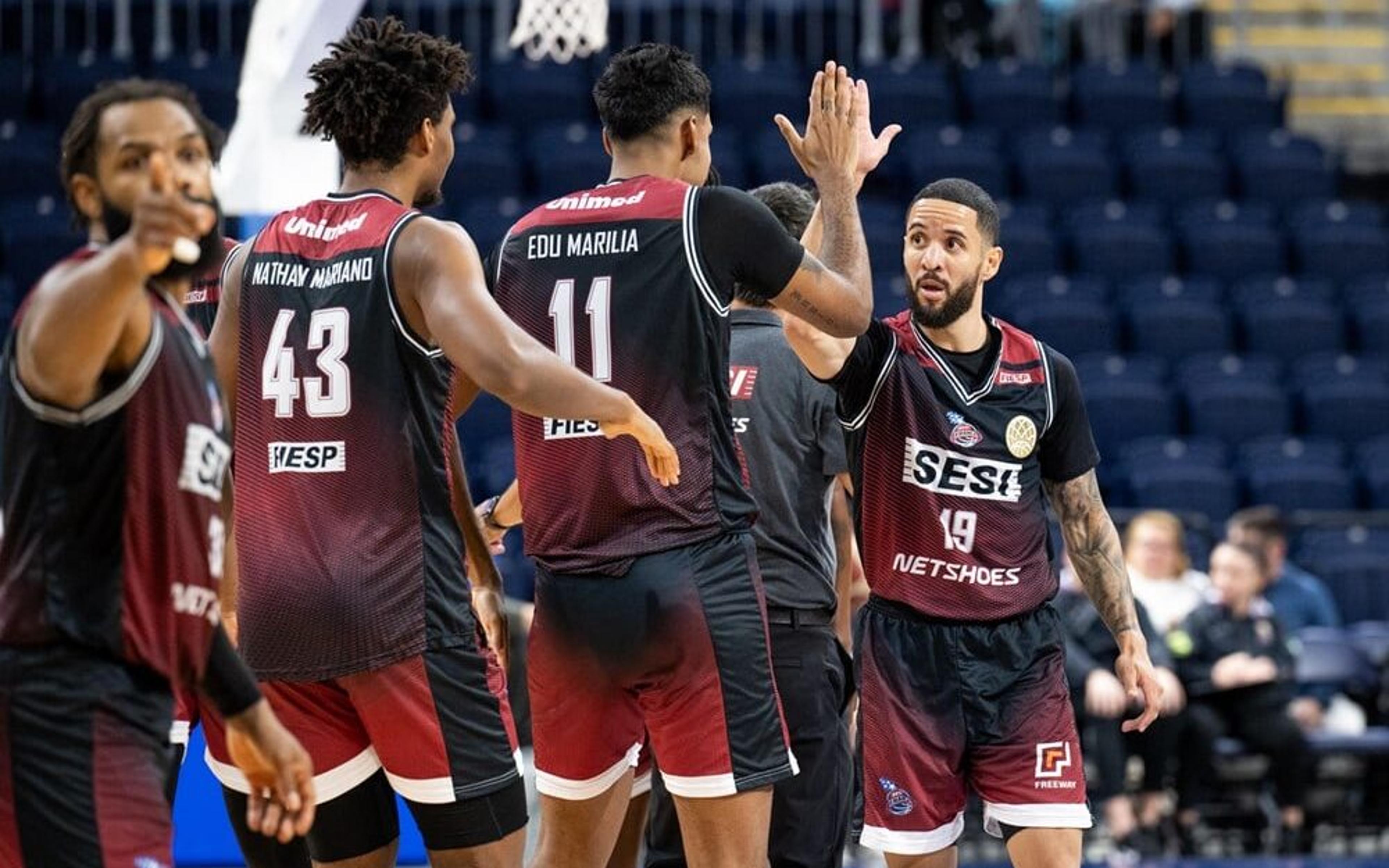 Franca atropela Hebraica Macabi pelo primeiro jogo das quartas de finais da Champions League das Américas de basquete