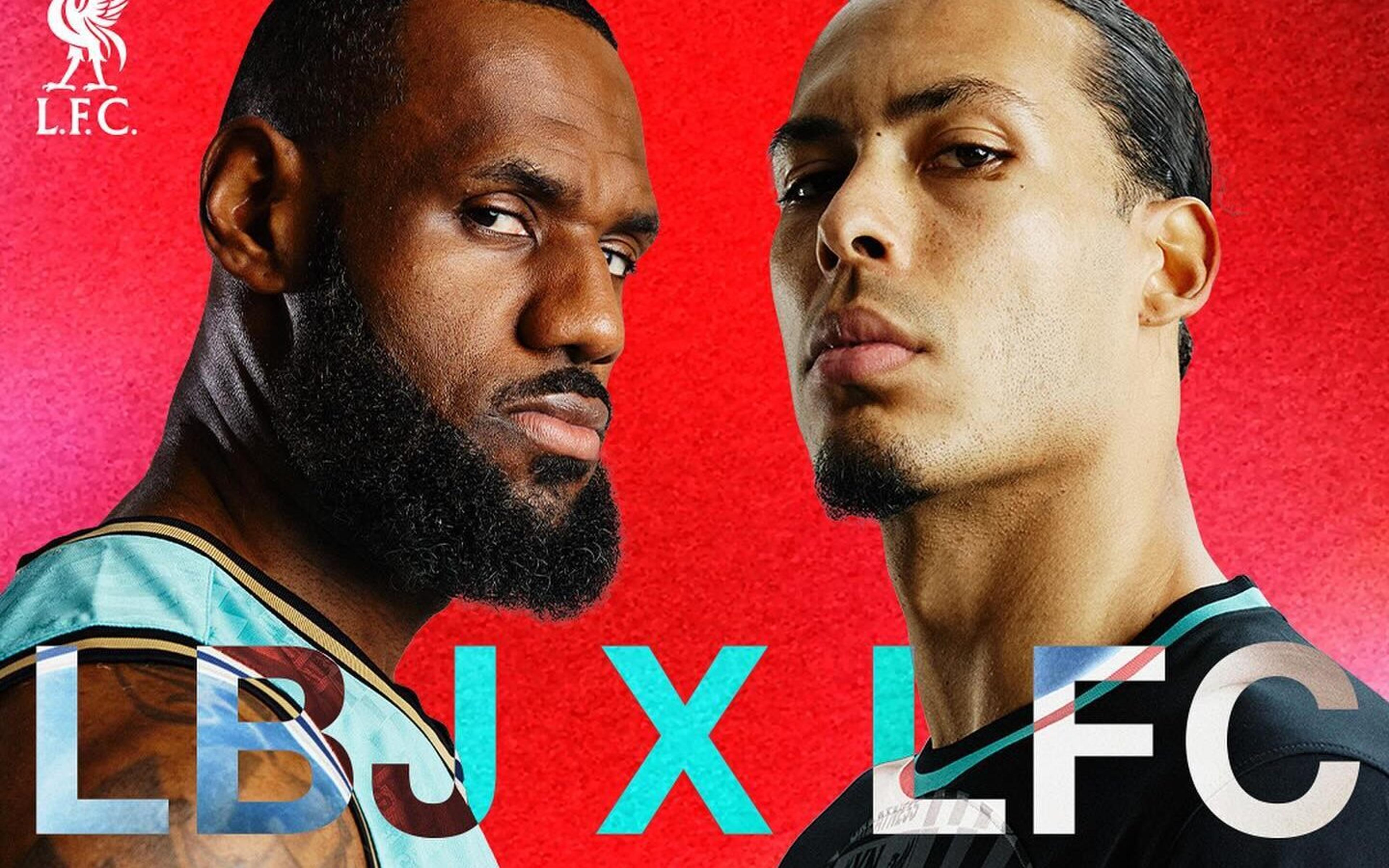 Liverpool e LeBron James se unem e lançam nova coleção junto a Nike