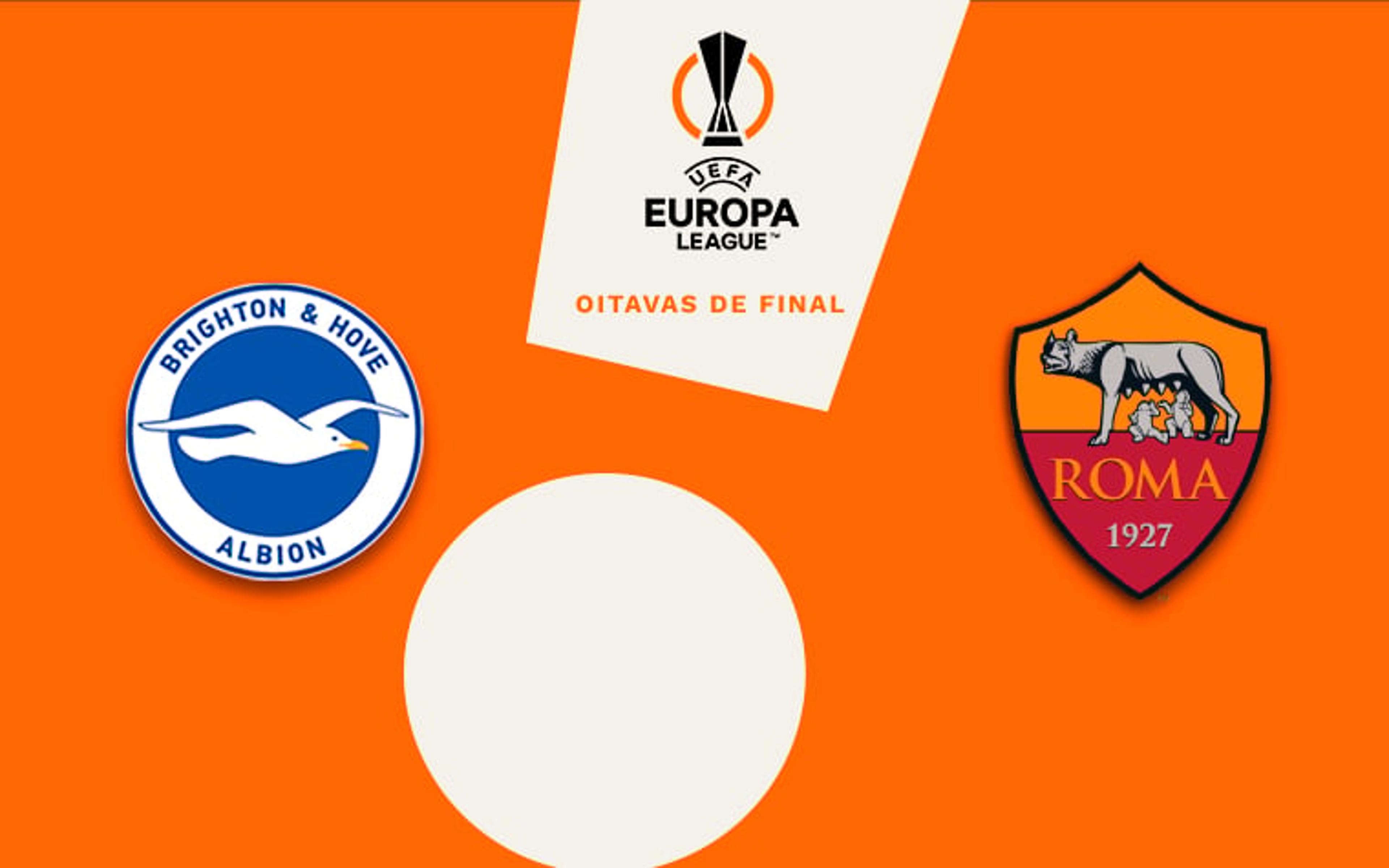 Brighton x Roma: onde assistir ao vivo, horário e prováveis escalações do jogo pela Europa League