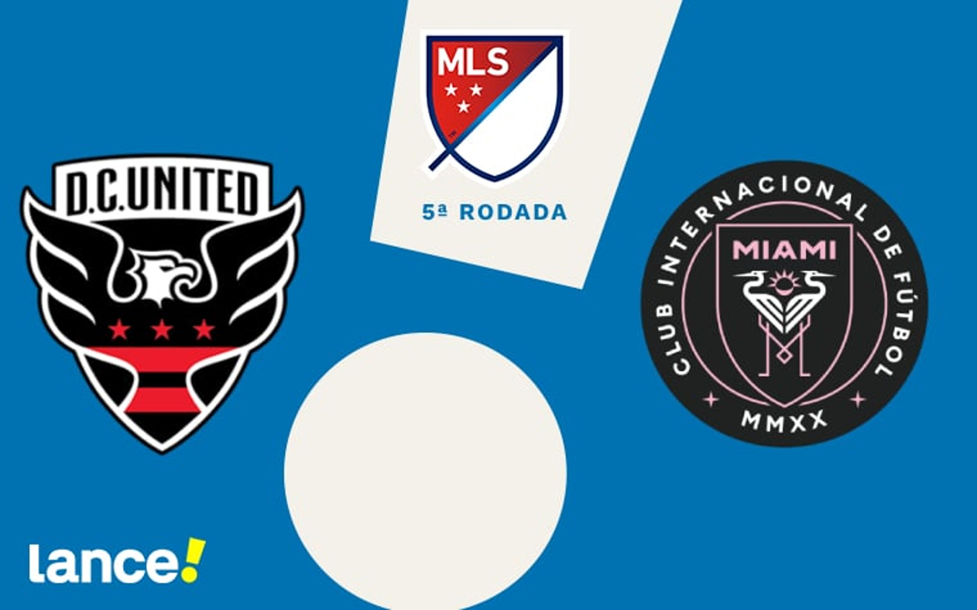 DC United x Inter Miami: onde assistir ao vivo, horário e prováveis escalações do jogo pela MLS