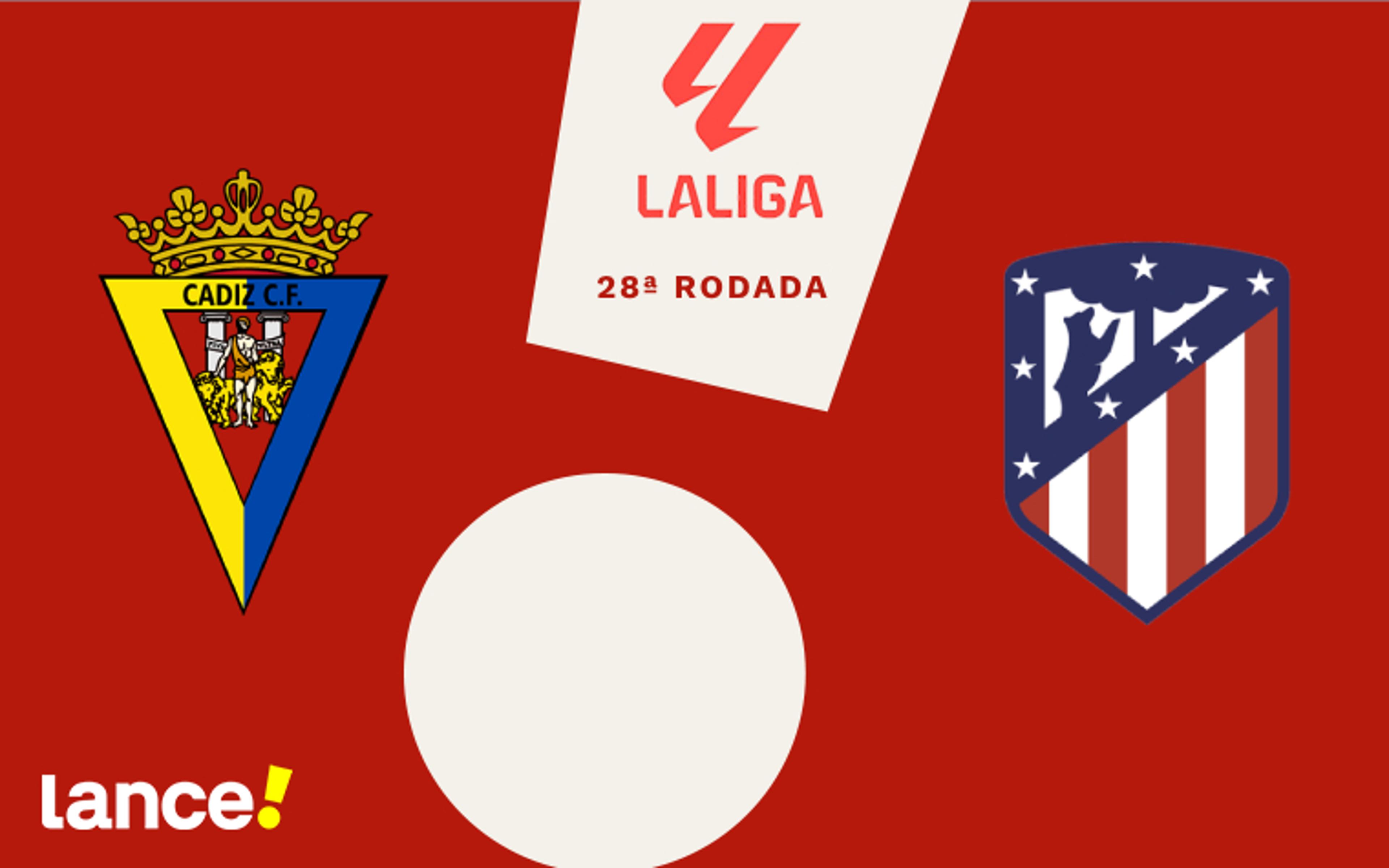 Cádiz x Atlético de Madrid: onde assistir ao vivo, horário e prováveis escalações do jogo por La Liga