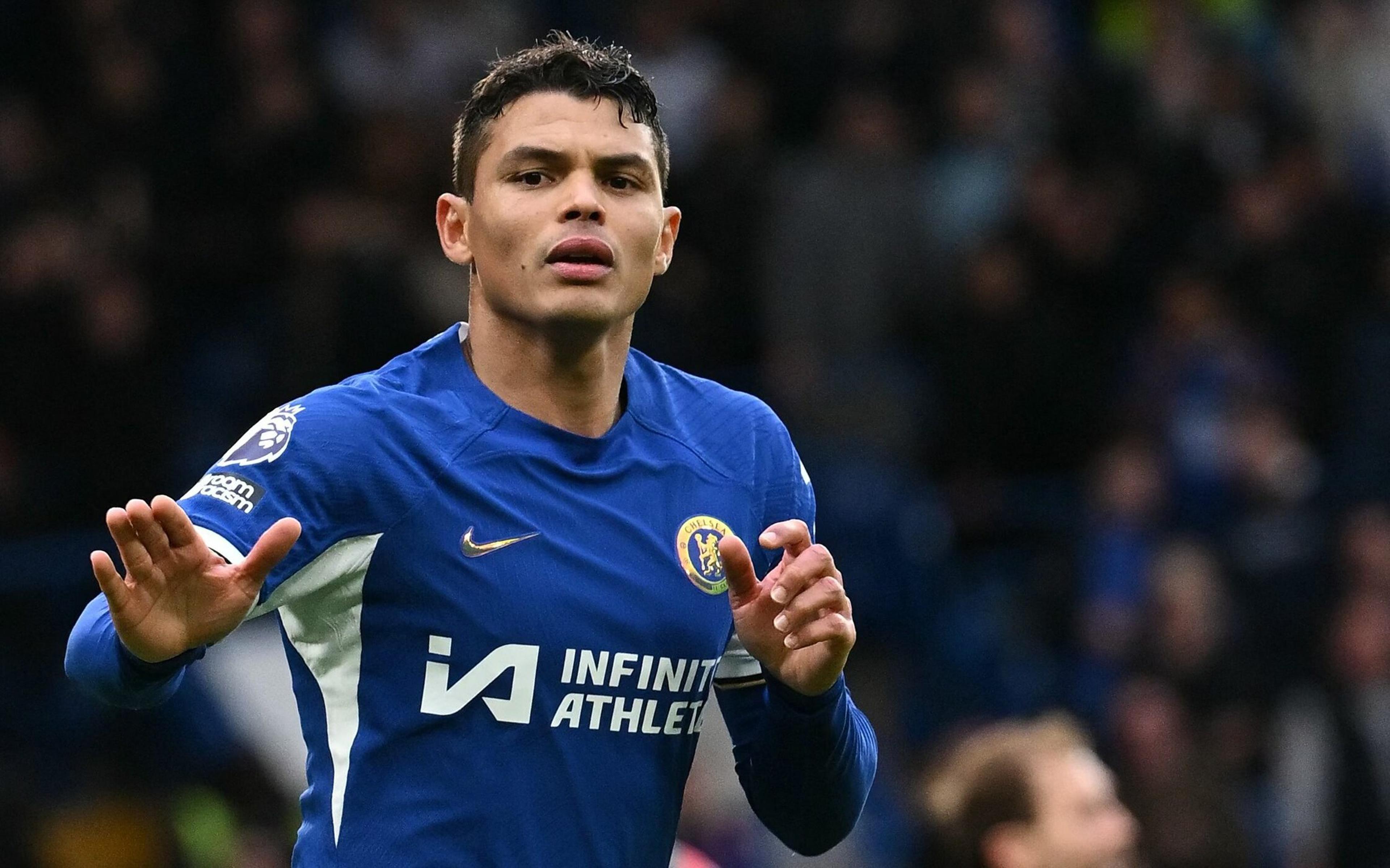 Esposa de Thiago Silva viraliza com mensagem após goleada sofrida pelo Chelsea; veja