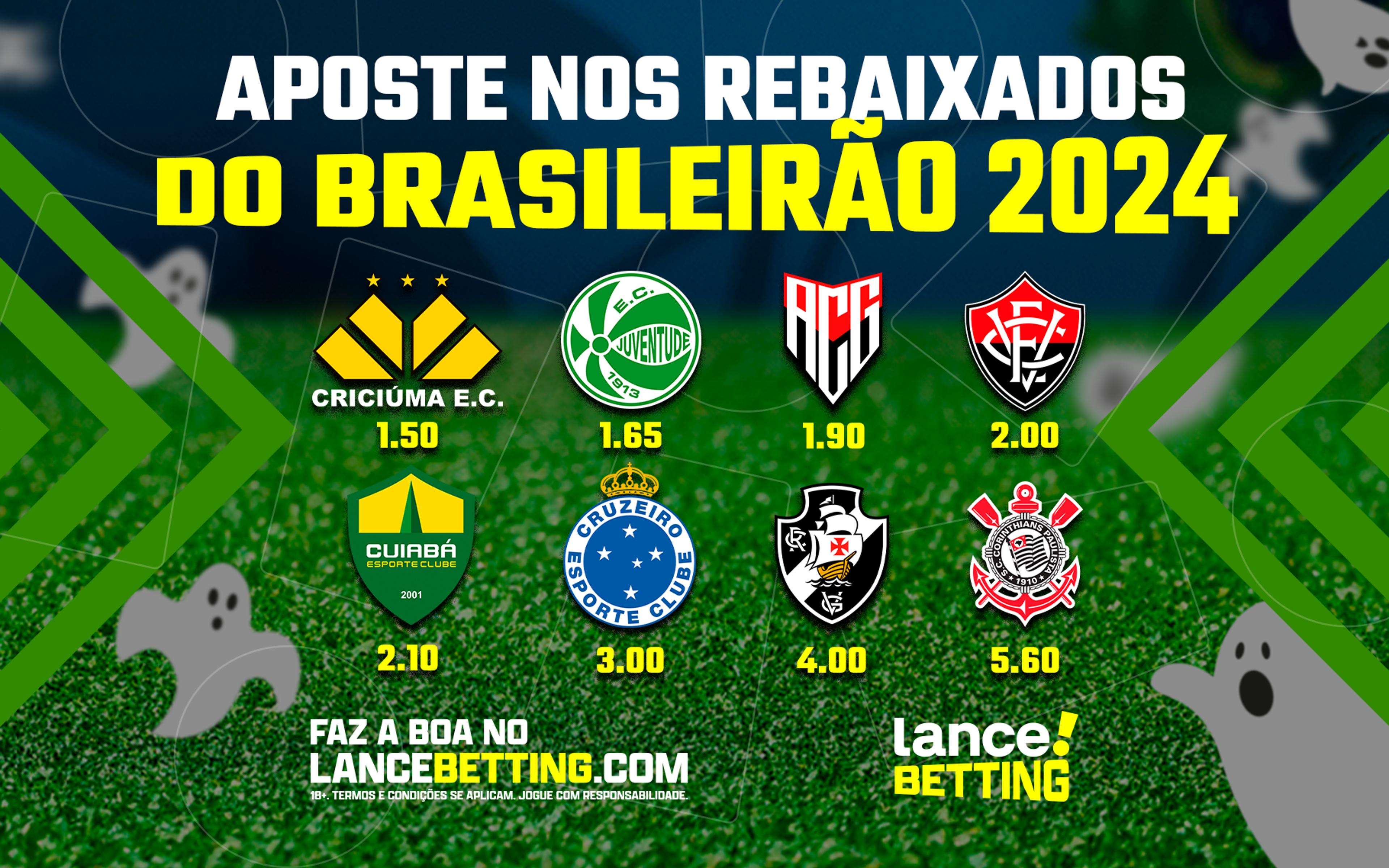 Quem cai? Com R$100, você pode faturar R$400 se o Vasco for rebaixado no Brasileirão