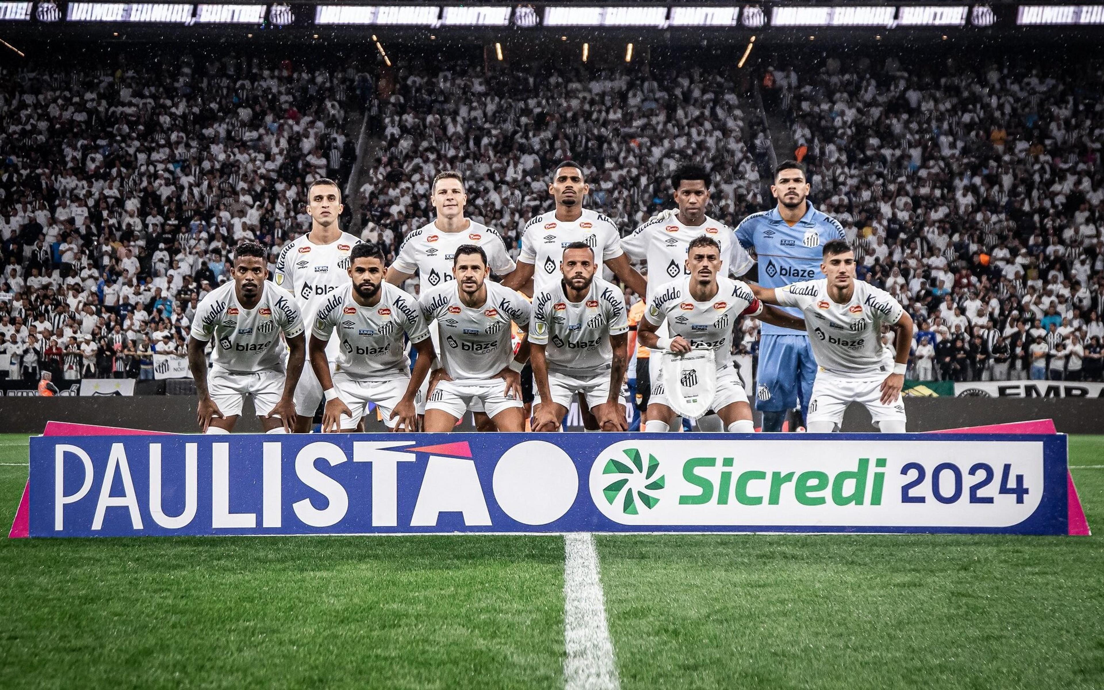 Titular do Santos não treina e vira dúvida para decisão do Paulistão contra o Palmeiras