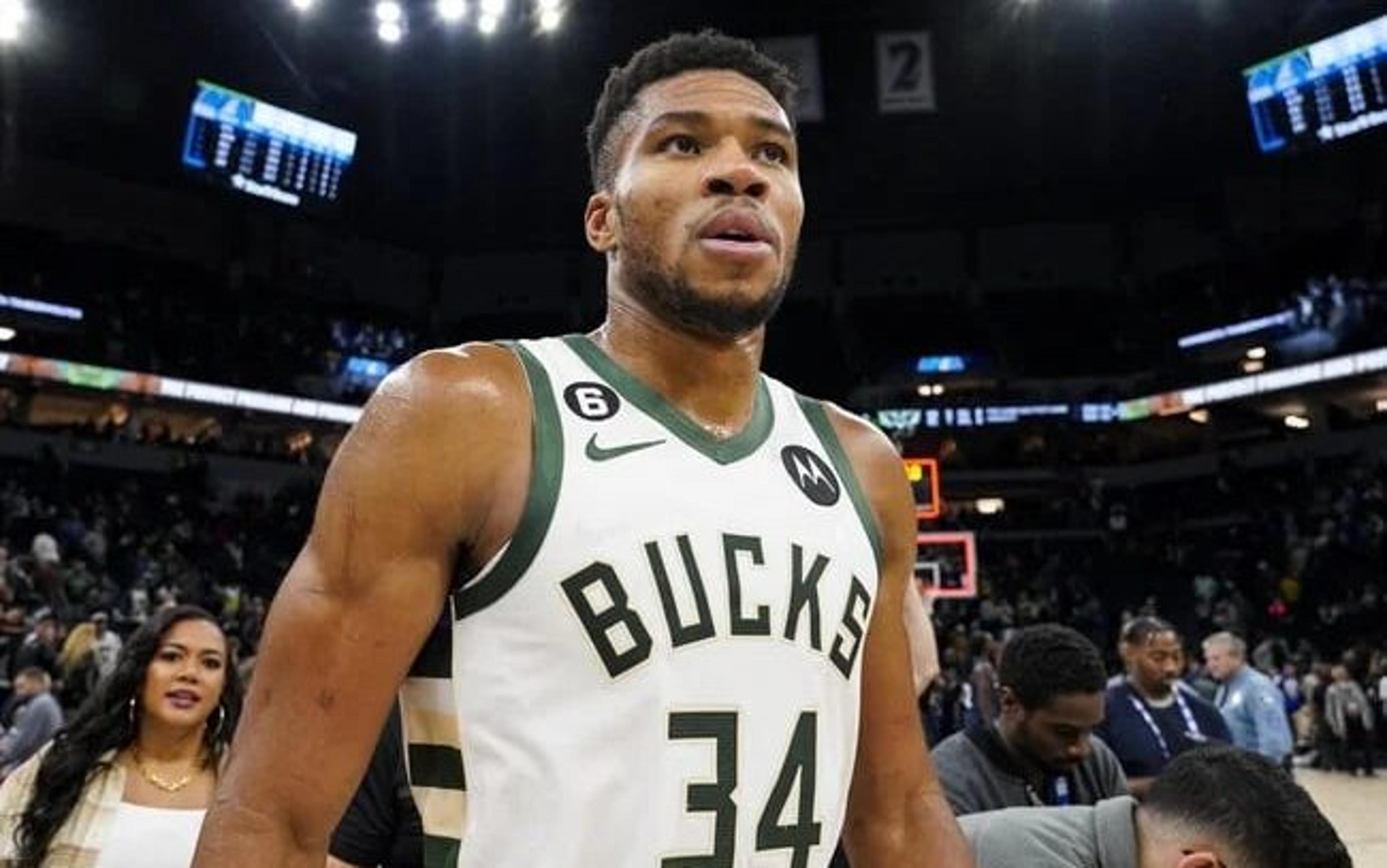 Lesão é constatada e Giannis Antetokounmpo pode ficar um bom tempo longe das quadras