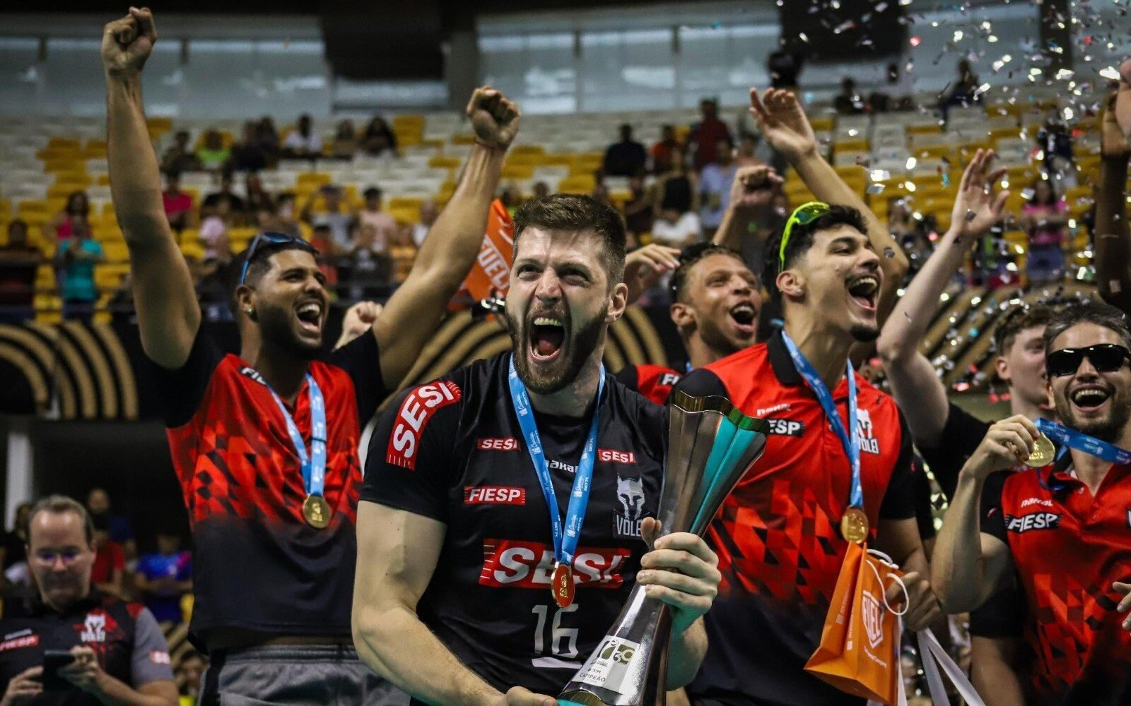 DA BASE PARA O PÓDIO: SESI-SP é bicampeão da Superliga Masculina de Vôlei