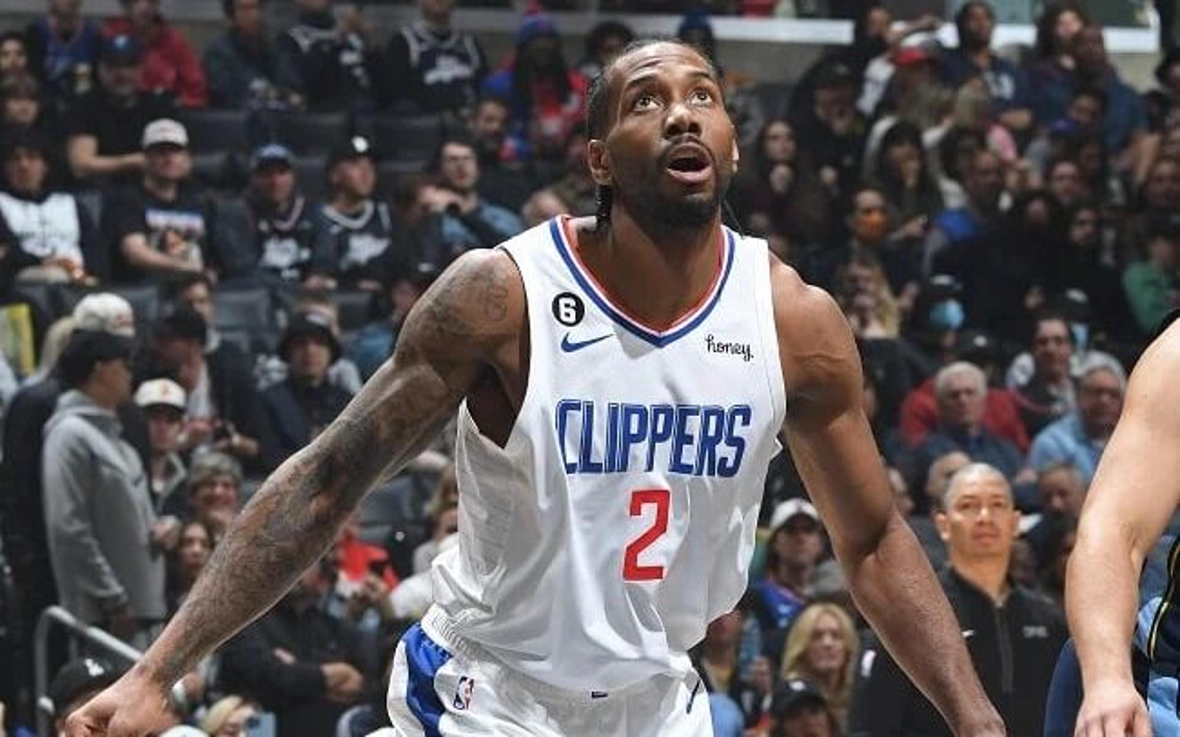 Kawhi Leonard sofre lesão e está fora de jogo dos Clippers