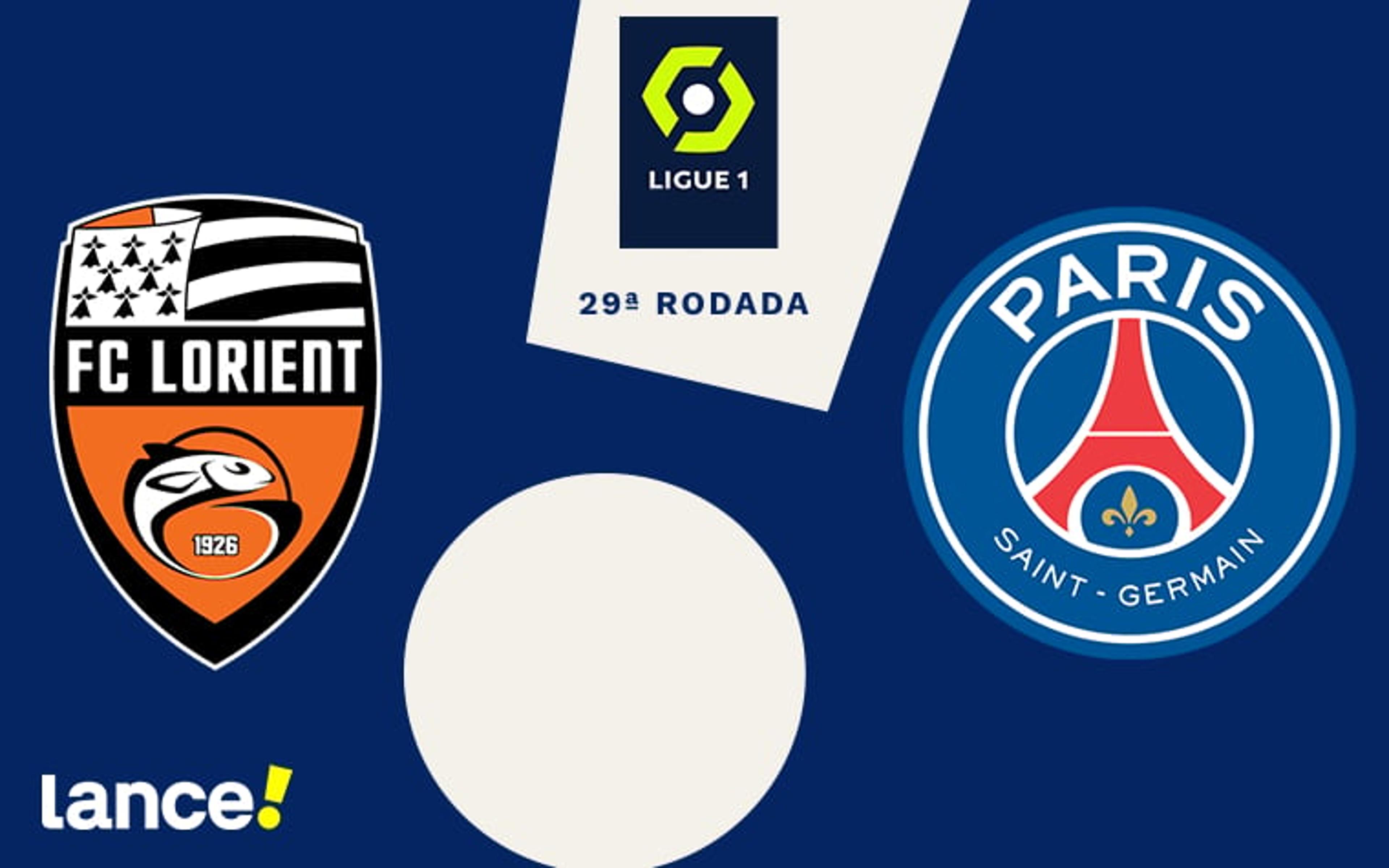 Lorient x PSG: onde assistir, horário e prováveis escalações da partida pelo Campeonato Francês