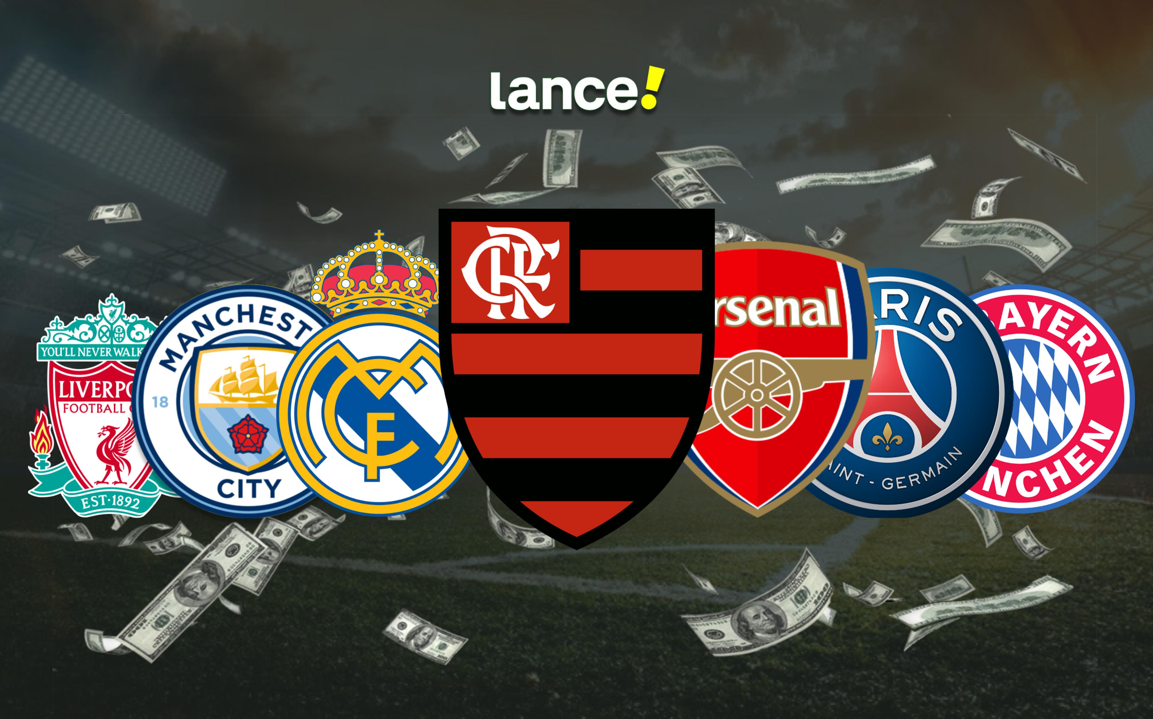 Quem fatura mais? Compare receitas do Flamengo com clubes europeus