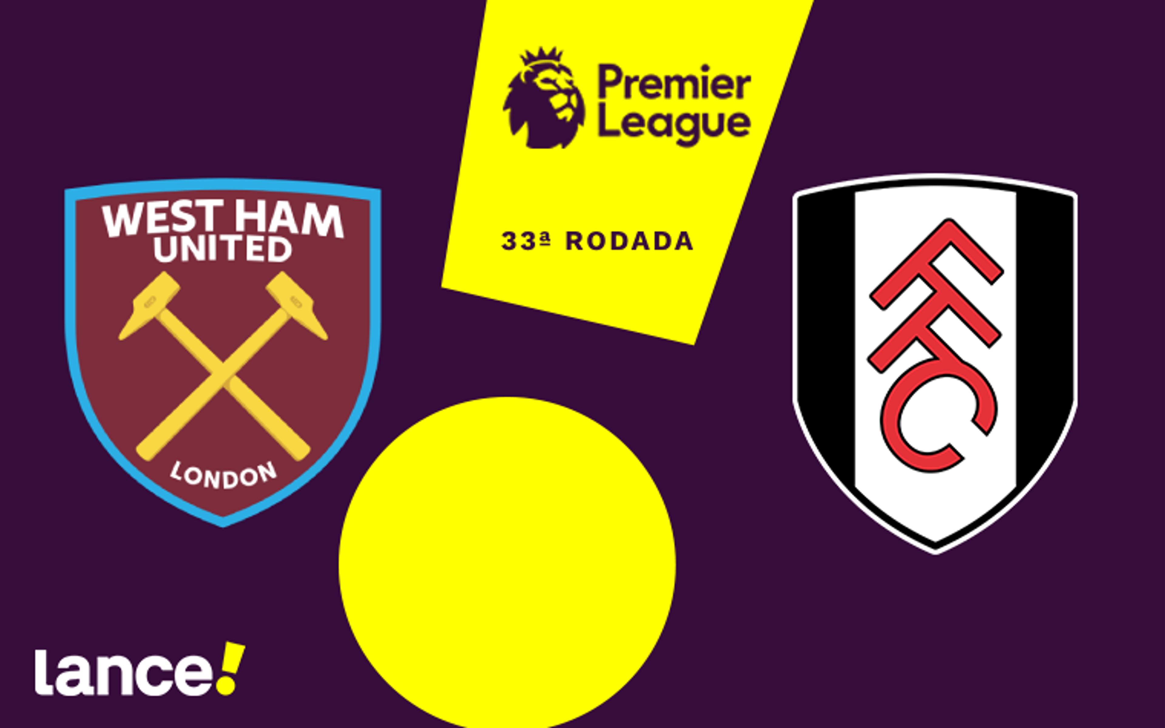 West Ham x Fulham: onde assistir, horário e prováveis escalações da partida pela Premier League