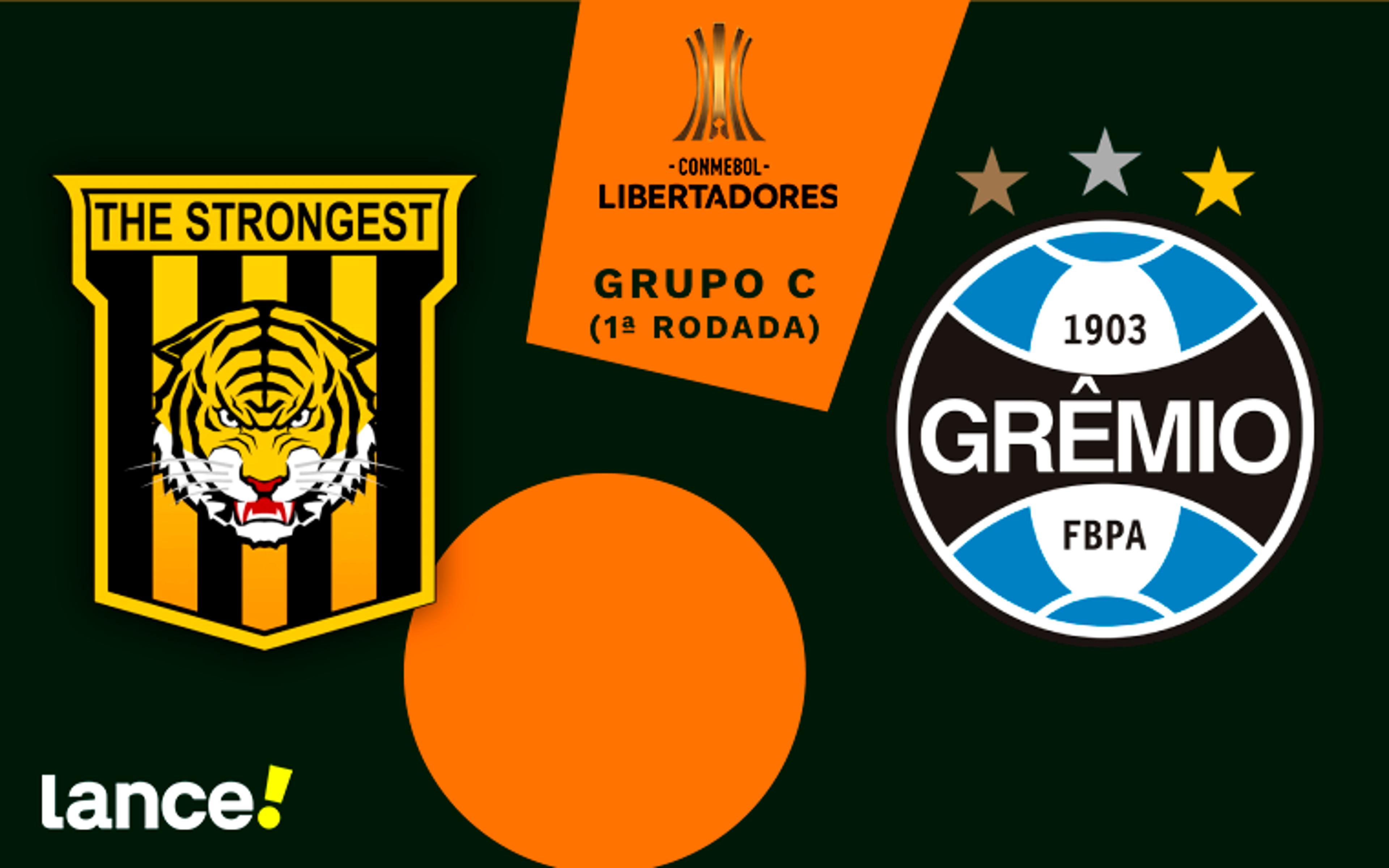 The Strongest x Grêmio: onde assistir ao vivo, horário e escalações do jogo pela Libertadores