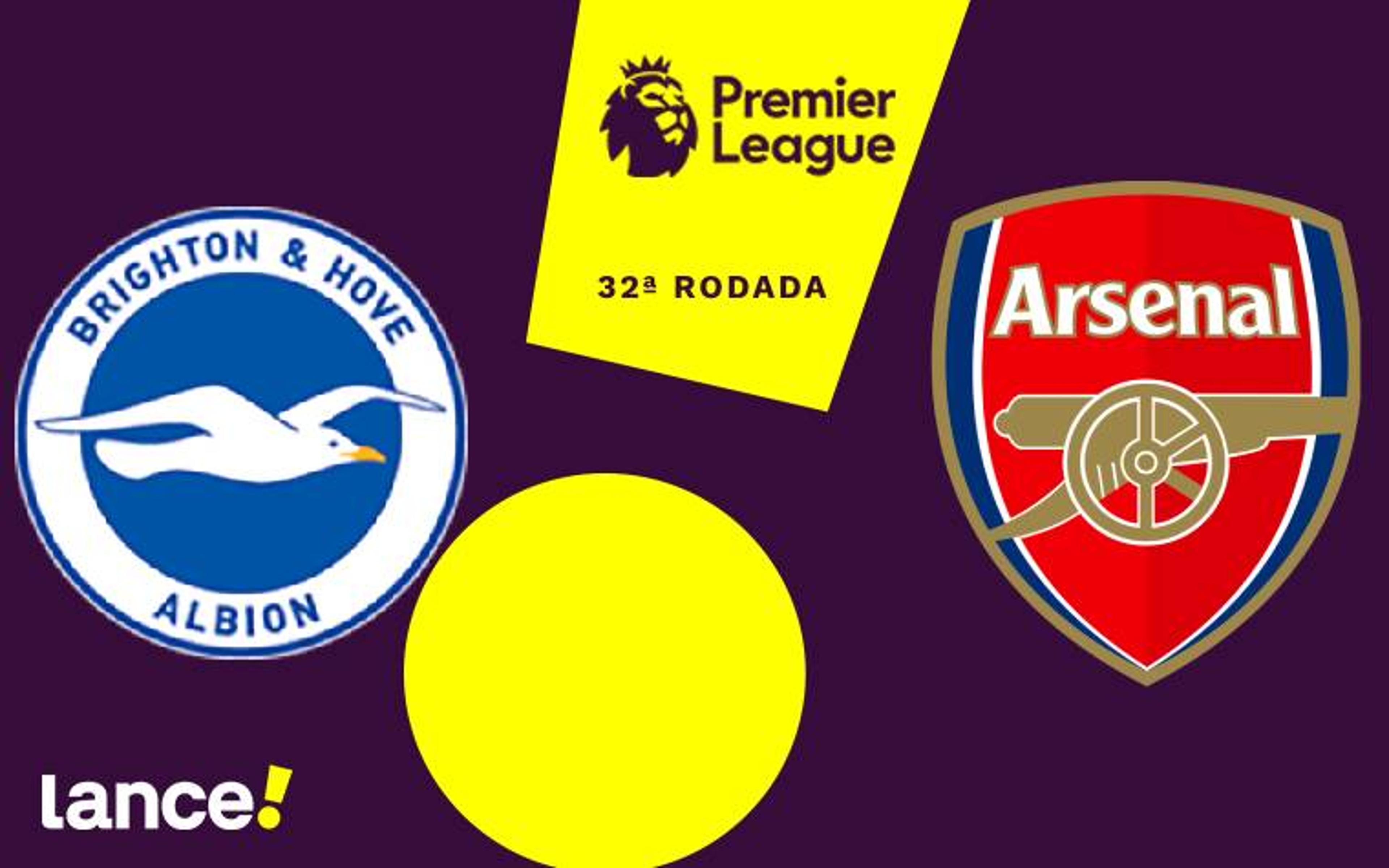 Brighton x Arsenal: onde assistir ao vivo, horário e prováveis escalações do jogo pela Premier League