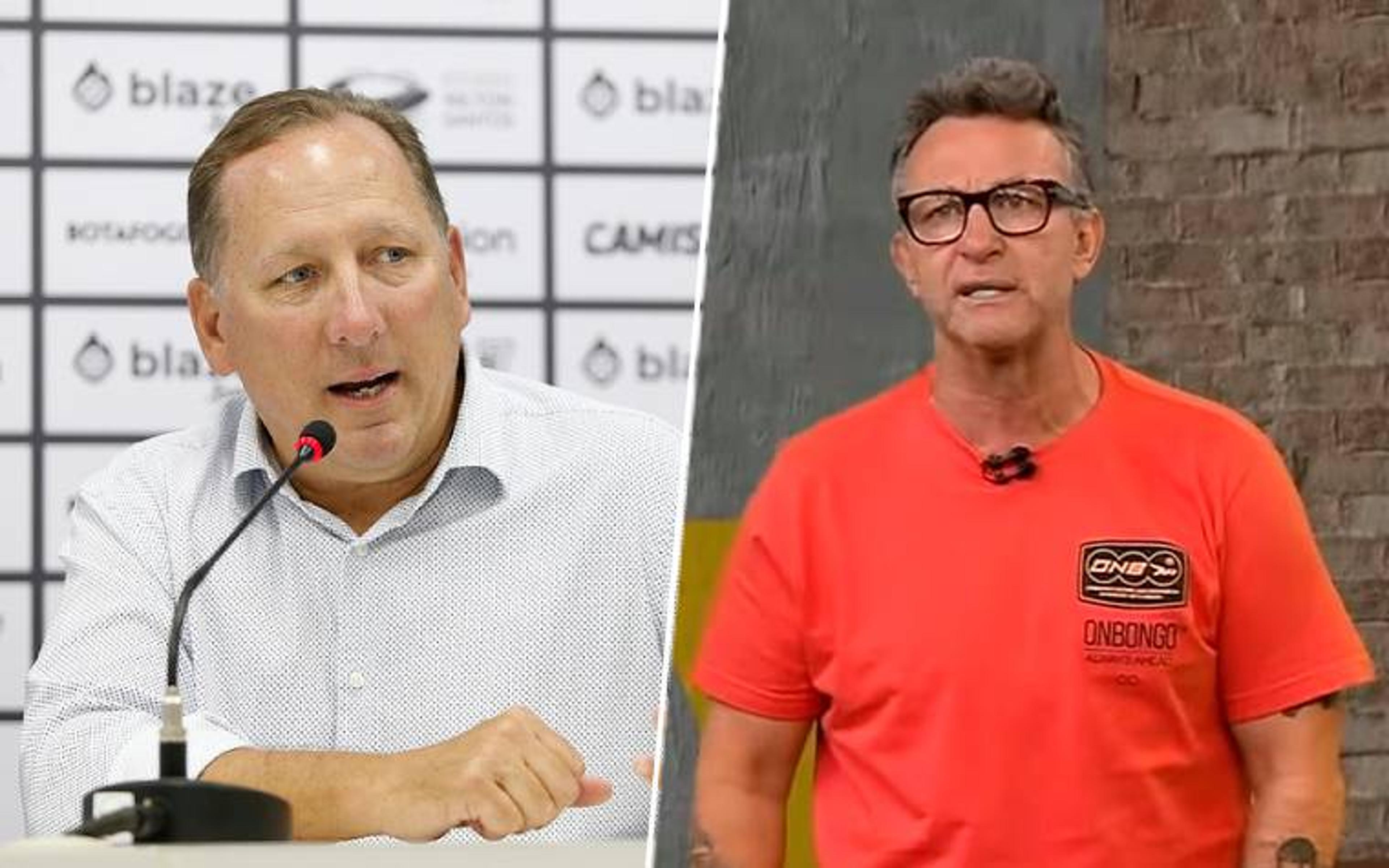 Neto detona John Textor após acusações sobre manipulação no futebol brasileiro: ‘Babaca’